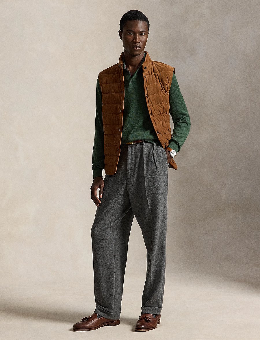 Polo Ralph Lauren - Washable Wool Polo-Collar Sweater - pikkade varrukatega kootud polod - lodgepole pine he - 4