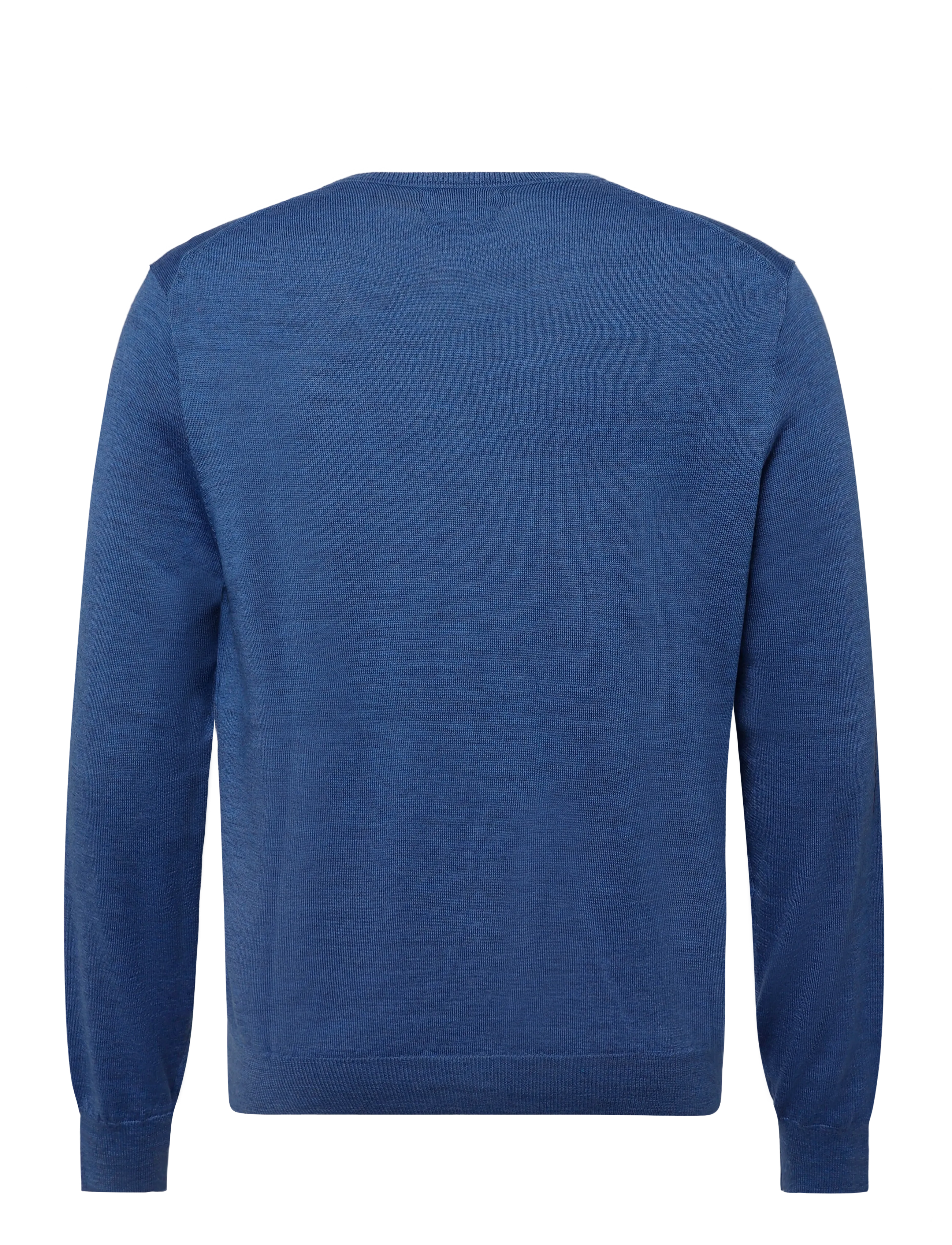 Polo Ralph Lauren - 2/30 MERINO WL RWS-LSL-PLO - v-ausschnitt - clarity blue heat - 1