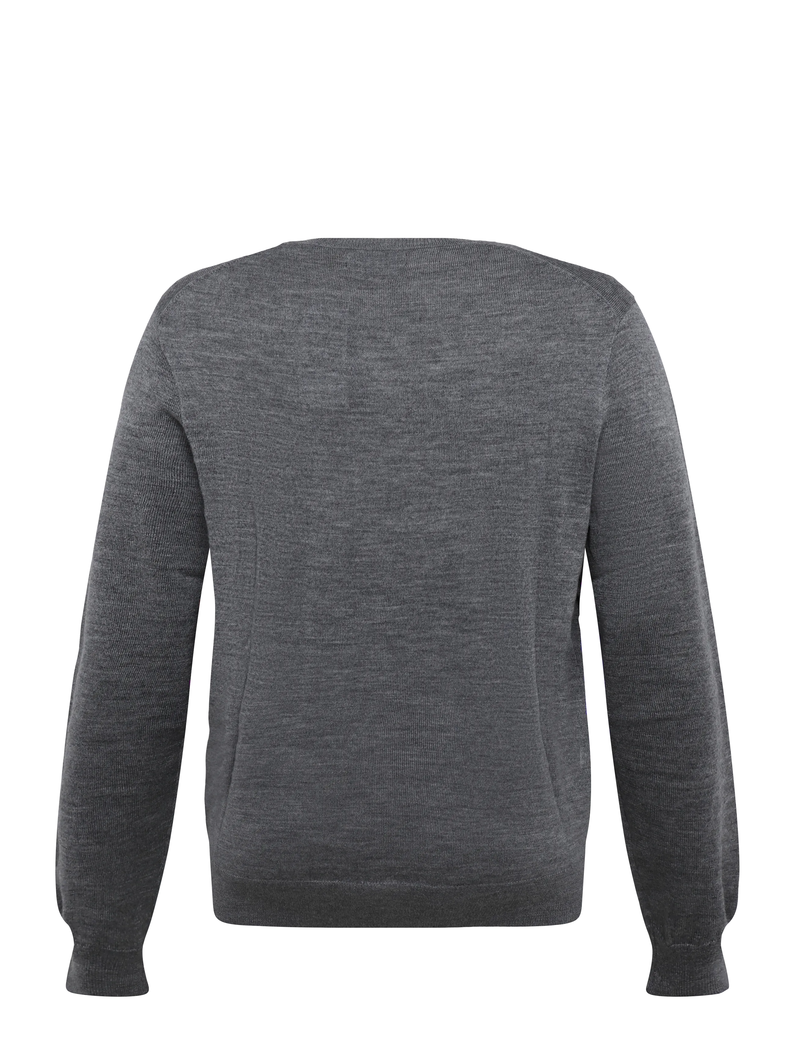 Polo Ralph Lauren - 2/30 MERINO WL RWS-LSL-PLO - v-necks - fawn grey heather - 1