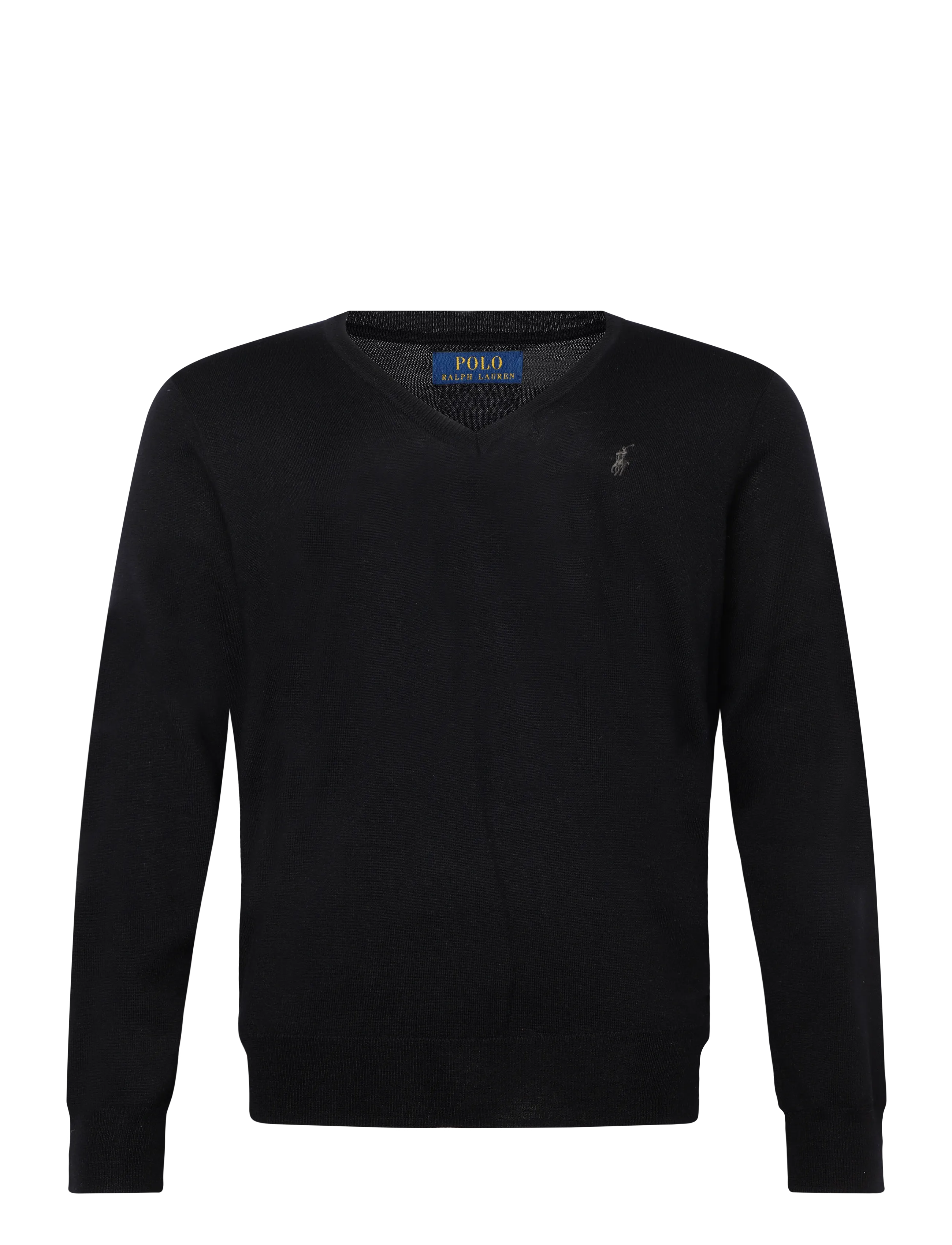 Polo Ralph Lauren 2/30 MERINO WL RWS-LSL-PLO - Tøj - POLO BLACK / black