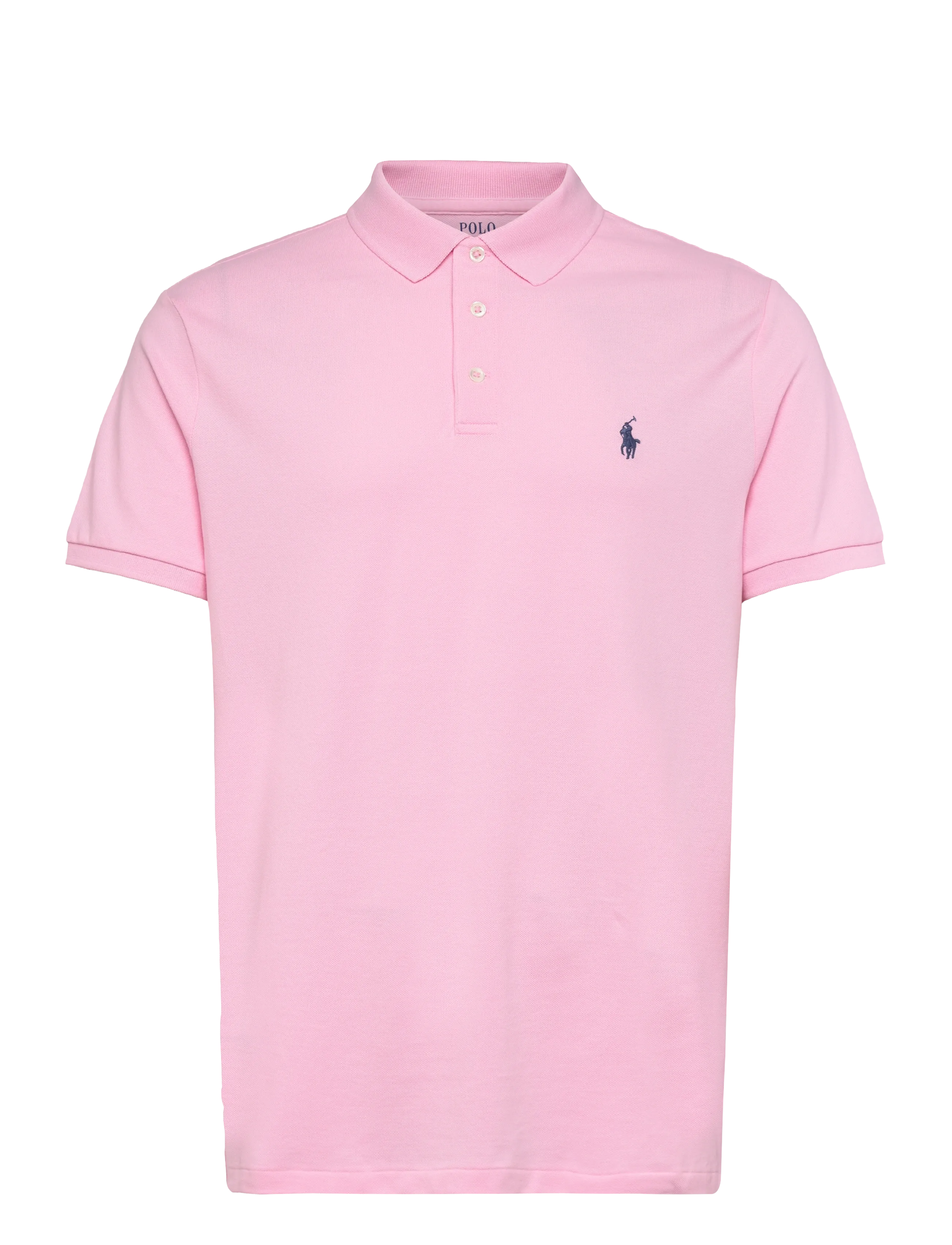 Polo Ralph Lauren Custom Slim Fit Stretch Mesh Polo Shirt - Kortärmade stickade pikéer - CARMEL PINK/C7532 / pink/rose
