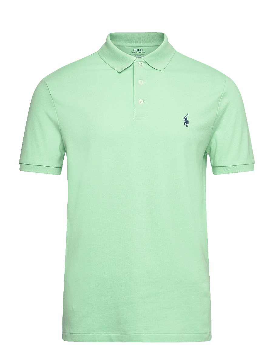Polo Ralph Lauren - Custom Slim Fit Stretch Mesh Polo Shirt - lühikeste varrukatega polod - pastel mint/c7532 - 1