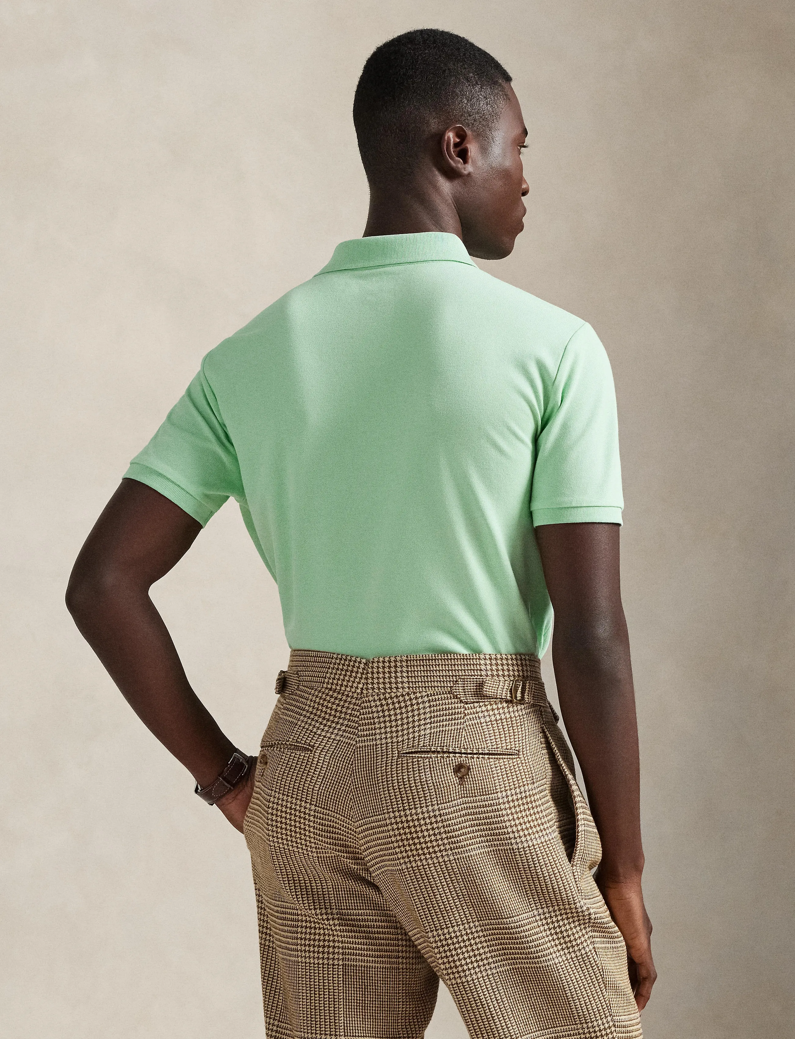 Polo Ralph Lauren - Custom Slim Fit Stretch Mesh Polo Shirt - lühikeste varrukatega polod - pastel mint/c7532 - 3