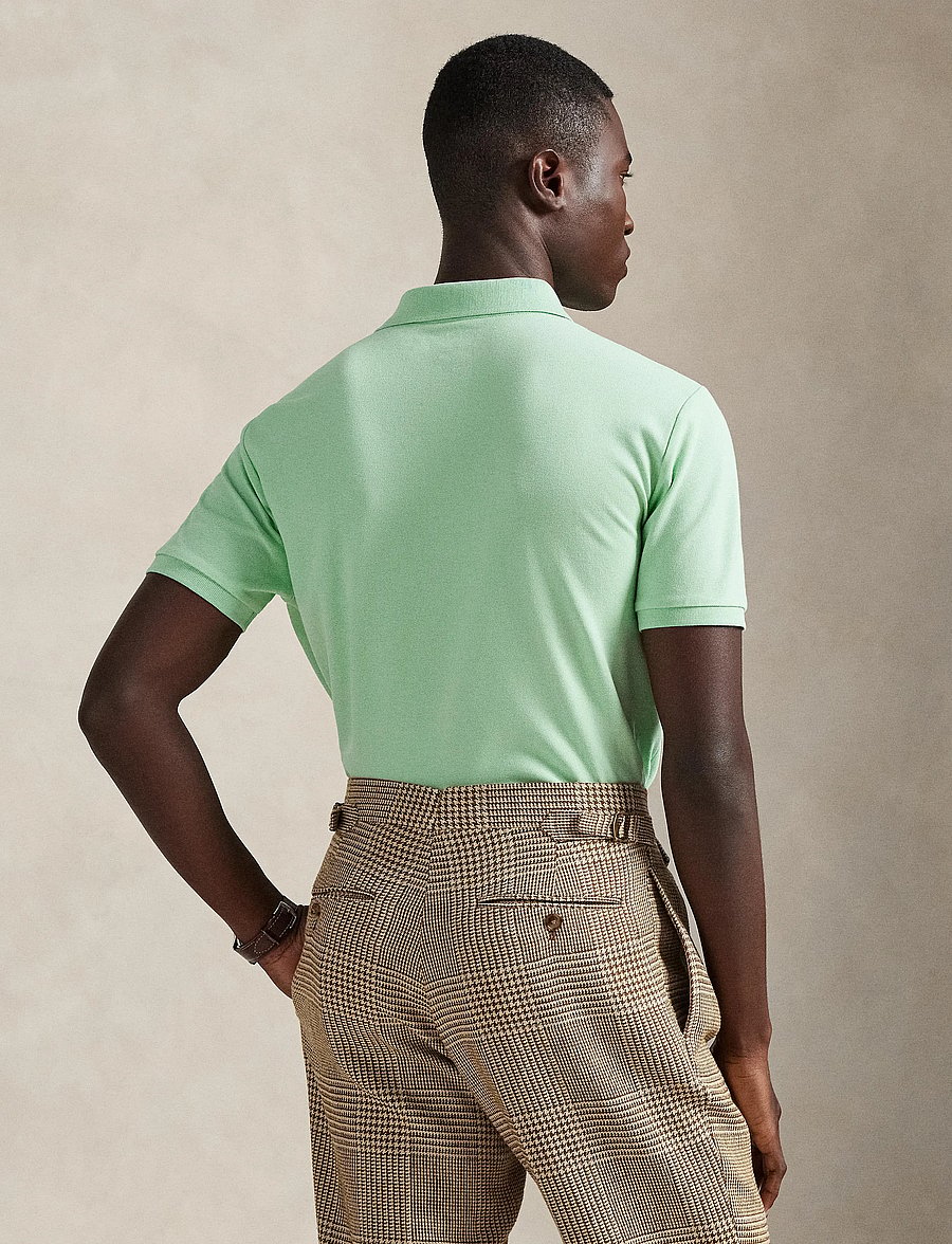 Polo Ralph Lauren - Custom Slim Fit Stretch Mesh Polo Shirt - lühikeste varrukatega polod - pastel mint/c7532 - 3
