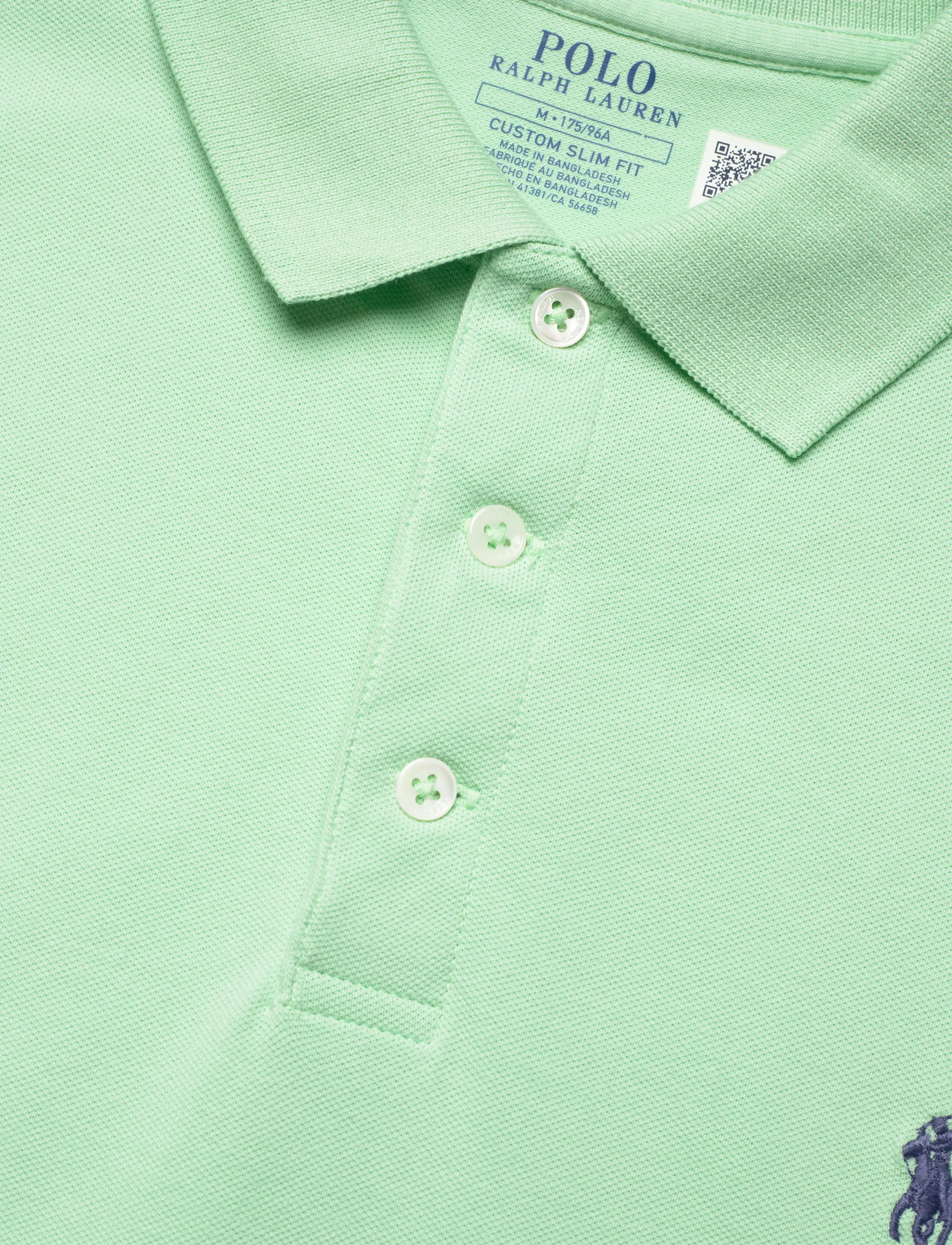 Polo Ralph Lauren - Custom Slim Fit Stretch Mesh Polo Shirt - lühikeste varrukatega polod - pastel mint/c7532 - 4