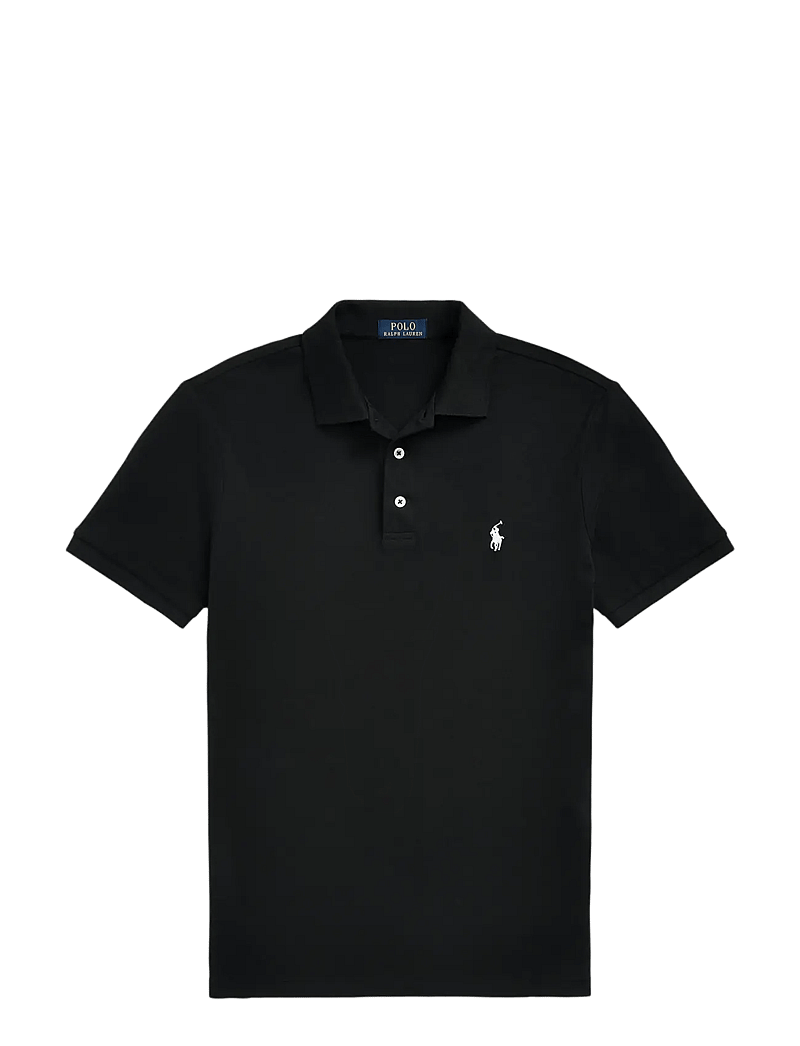 Polo Ralph Lauren - Custom Slim Fit Stretch Mesh Polo Shirt - stickade pikéer - polo black/c1730 - 1