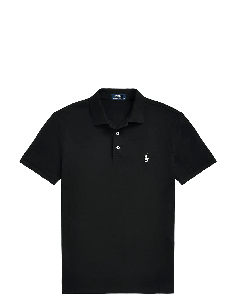Polo Ralph Lauren - Custom Slim Fit Stretch Mesh Polo Shirt - lühikeste varrukatega polod - polo black/c1730 - 1