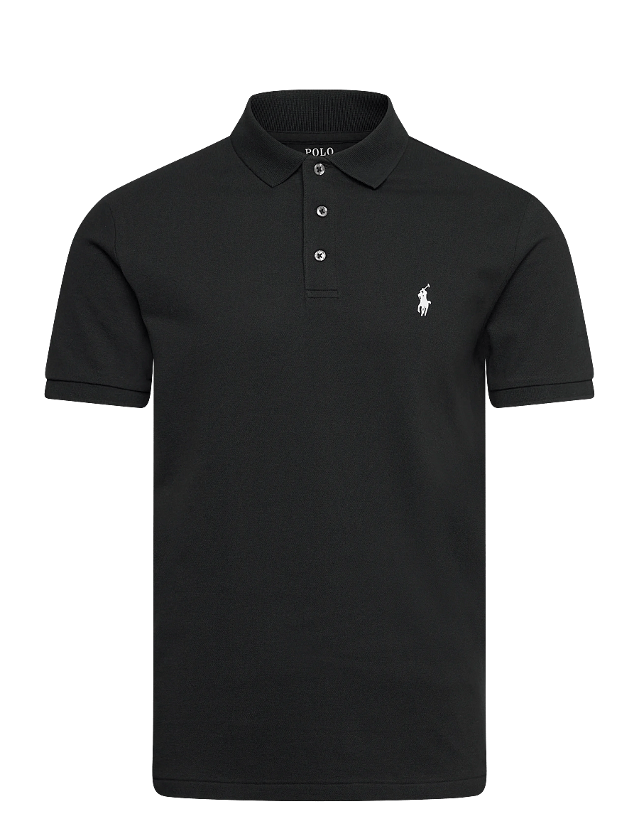 Polo Ralph Lauren - STRETCH MESH-SSL-PSH - kurzärmelig - polo black/c1730 - 0