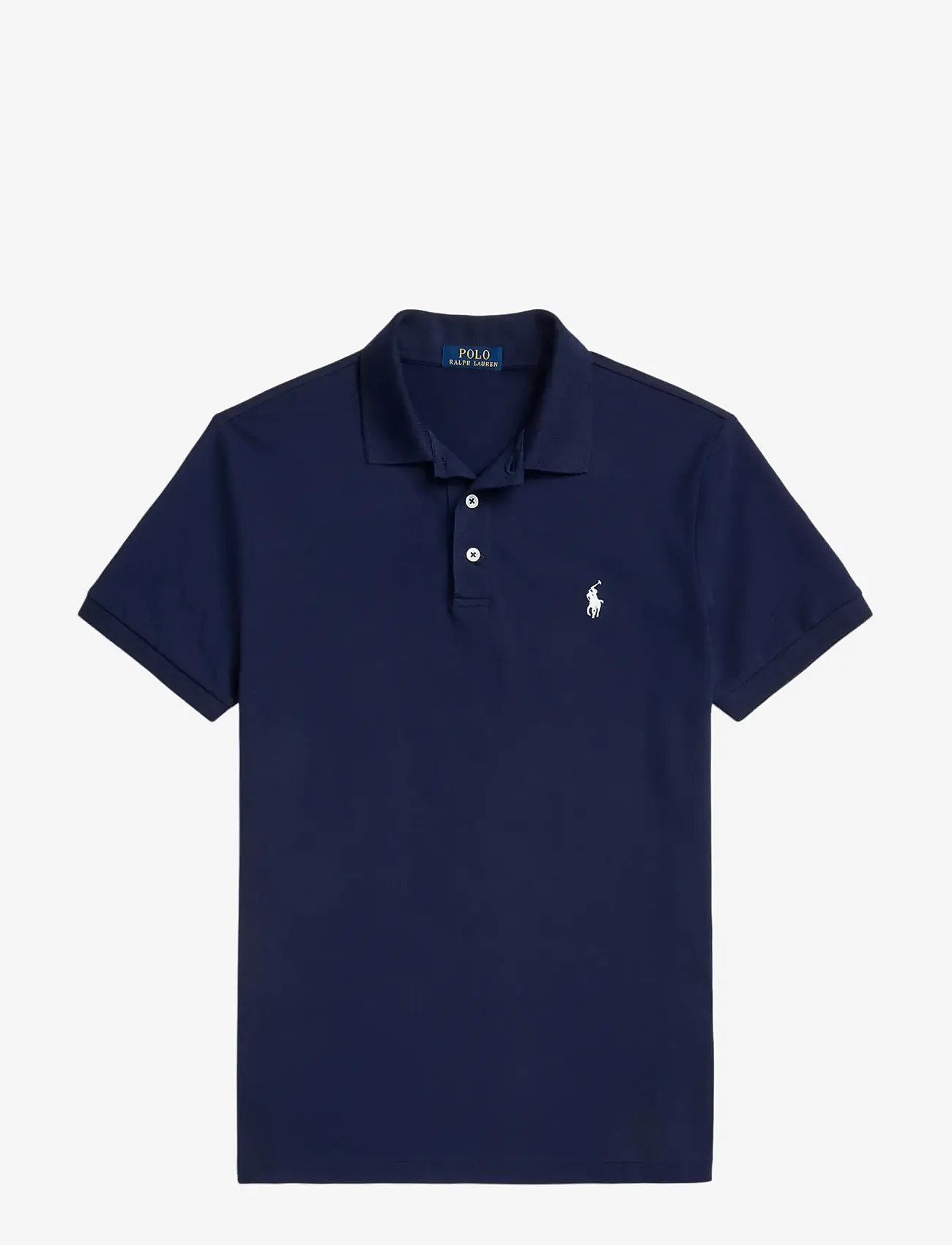 Polo Ralph Lauren - Custom Slim Fit Stretch Mesh Polo Shirt - lühikeste varrukatega polod - refined navy/c173 - 1