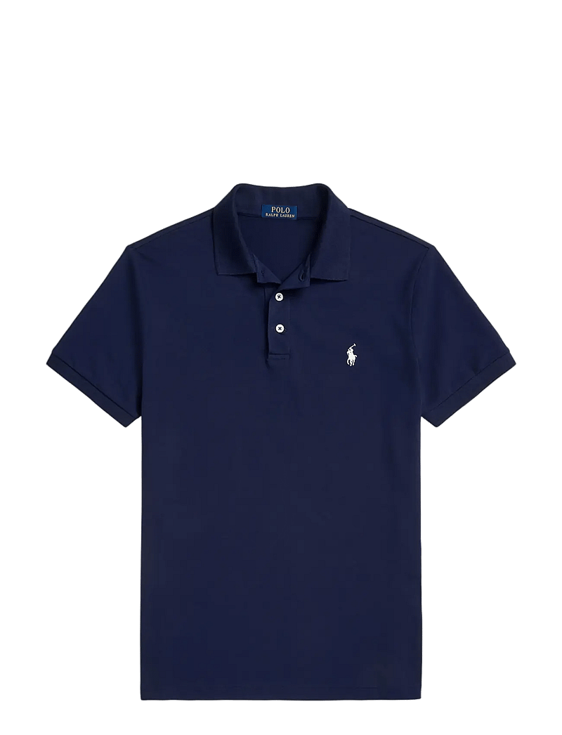 Polo Ralph Lauren - Custom Slim Fit Stretch Mesh Polo Shirt - lühikeste varrukatega polod - refined navy/c173 - 1
