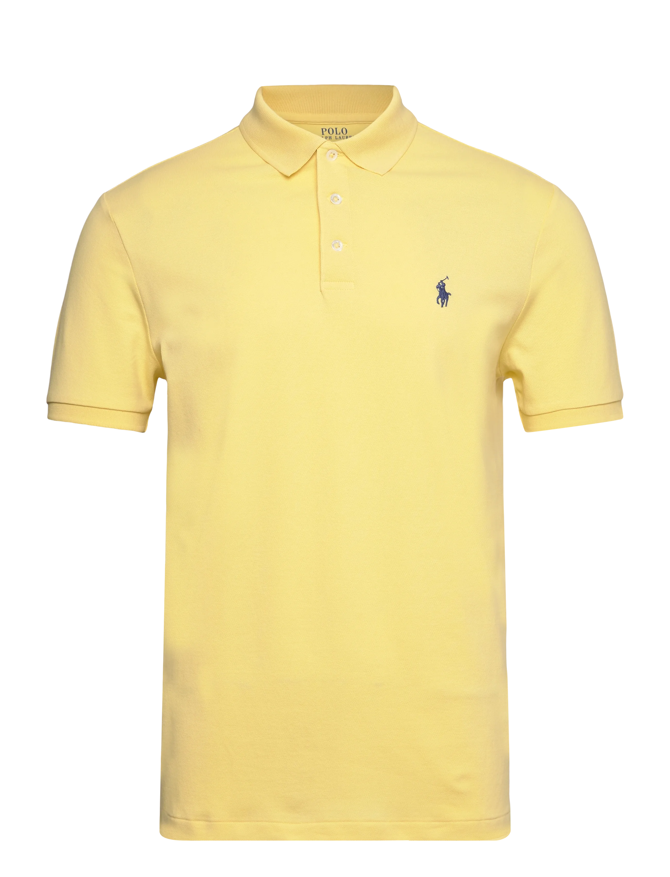 Polo Ralph Lauren Custom Slim Fit Stretch Mesh Polo Shirt - Kortärmade stickade pikéer - WICKET YELLOW/C75 / yellow