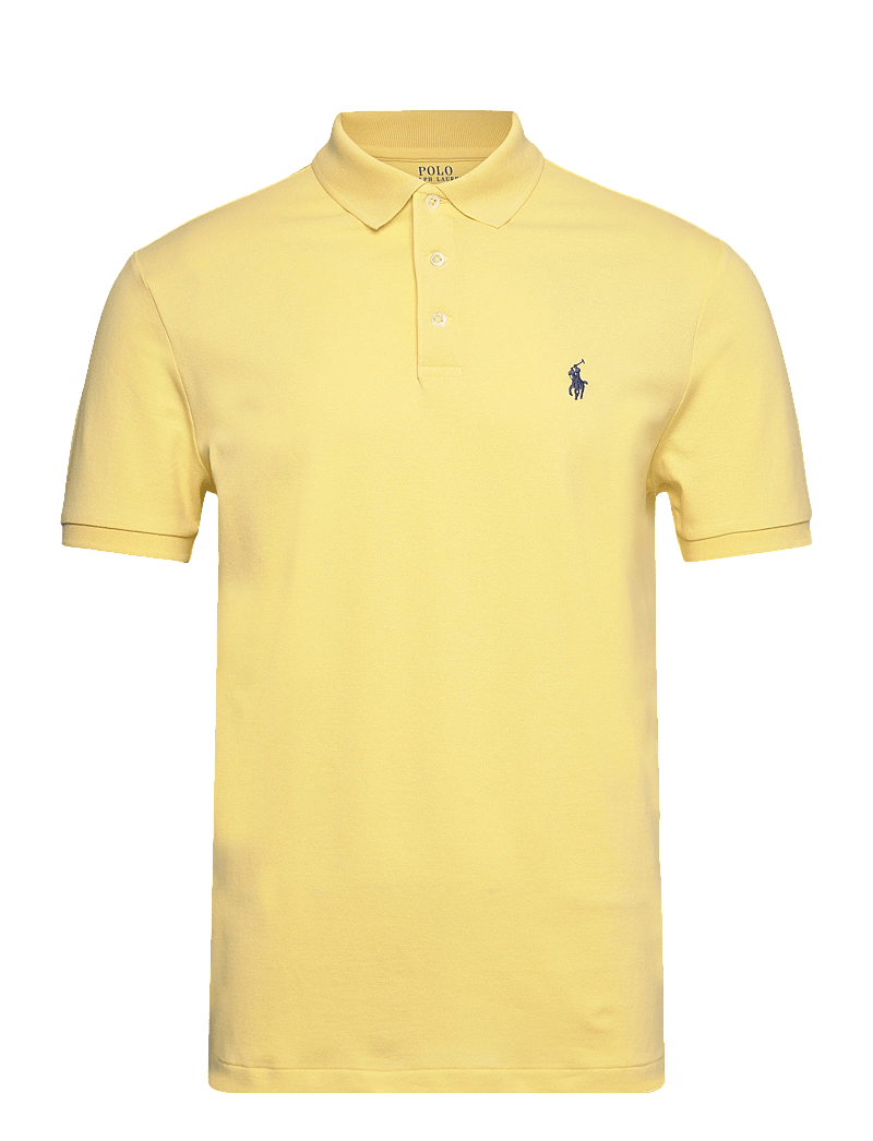 Polo Ralph Lauren - Custom Slim Fit Stretch Mesh Polo Shirt - polostrik - wicket yellow/c75 - 0