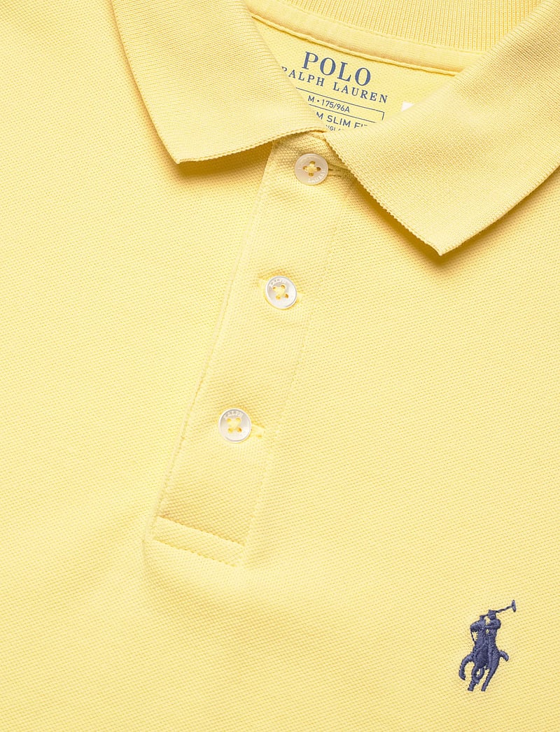 Polo Ralph Lauren - Custom Slim Fit Stretch Mesh Polo Shirt - polostrik - wicket yellow/c75 - 2