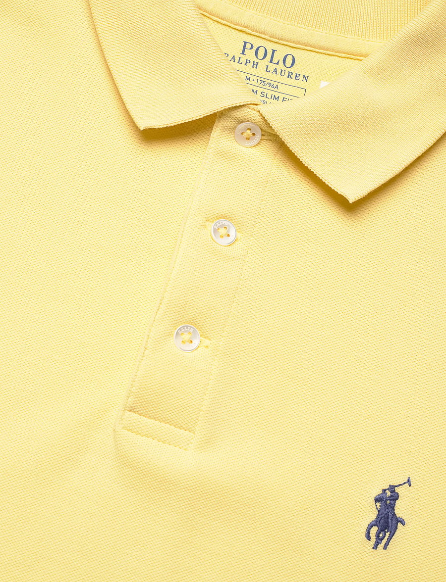 Polo Ralph Lauren - STRETCH MESH-SSL-PSH - lühikeste varrukatega polod - wicket yellow/c75 - 2