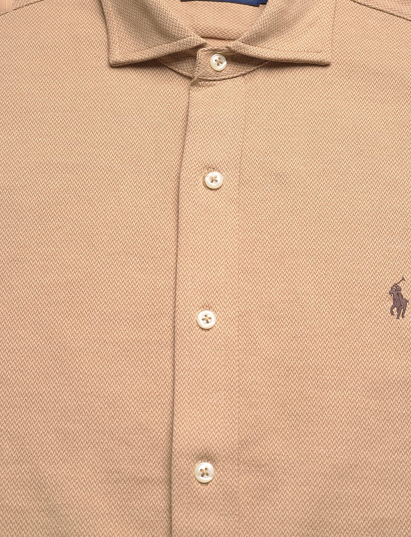Polo Ralph Lauren - 55/2 JERSEY-LSL-SPS - casual hemden - dark beige/sand d - 3