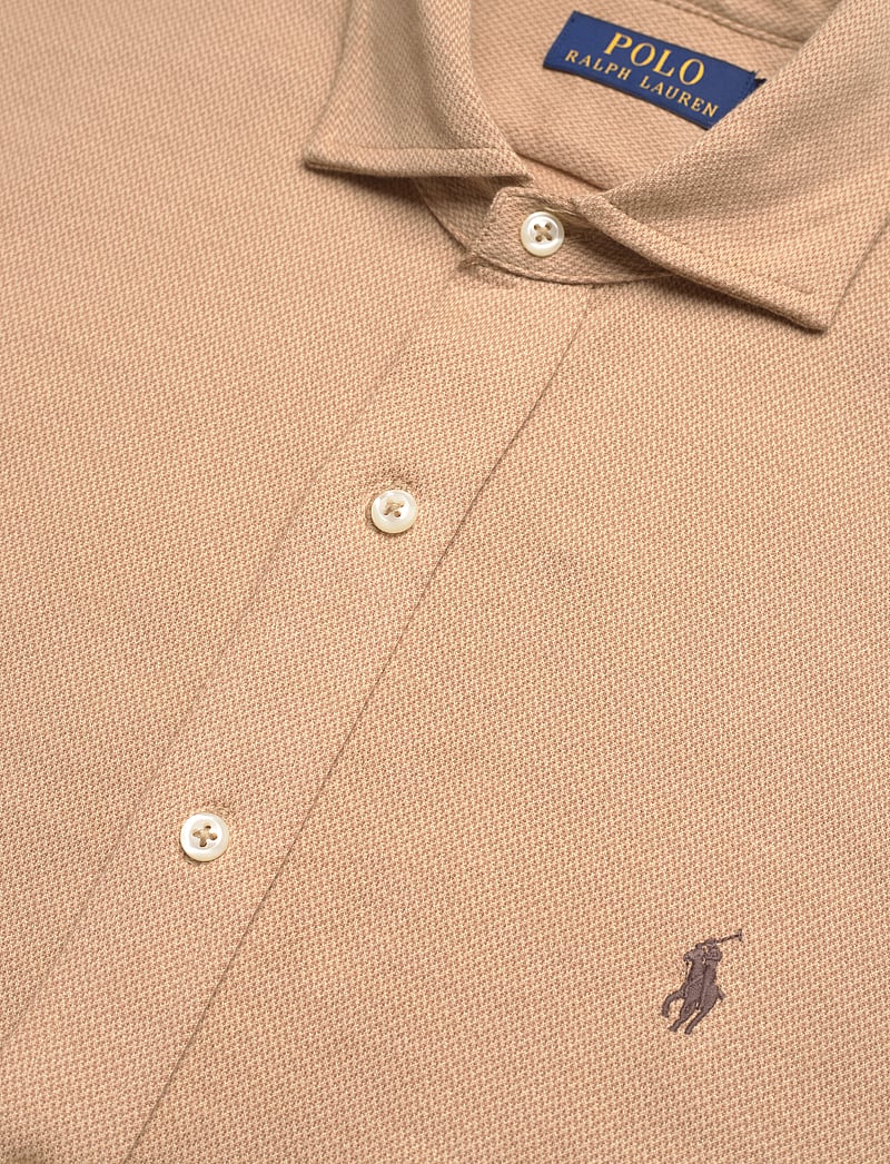 Polo Ralph Lauren - 55/2 JERSEY-LSL-SPS - casual hemden - dark beige/sand d - 4