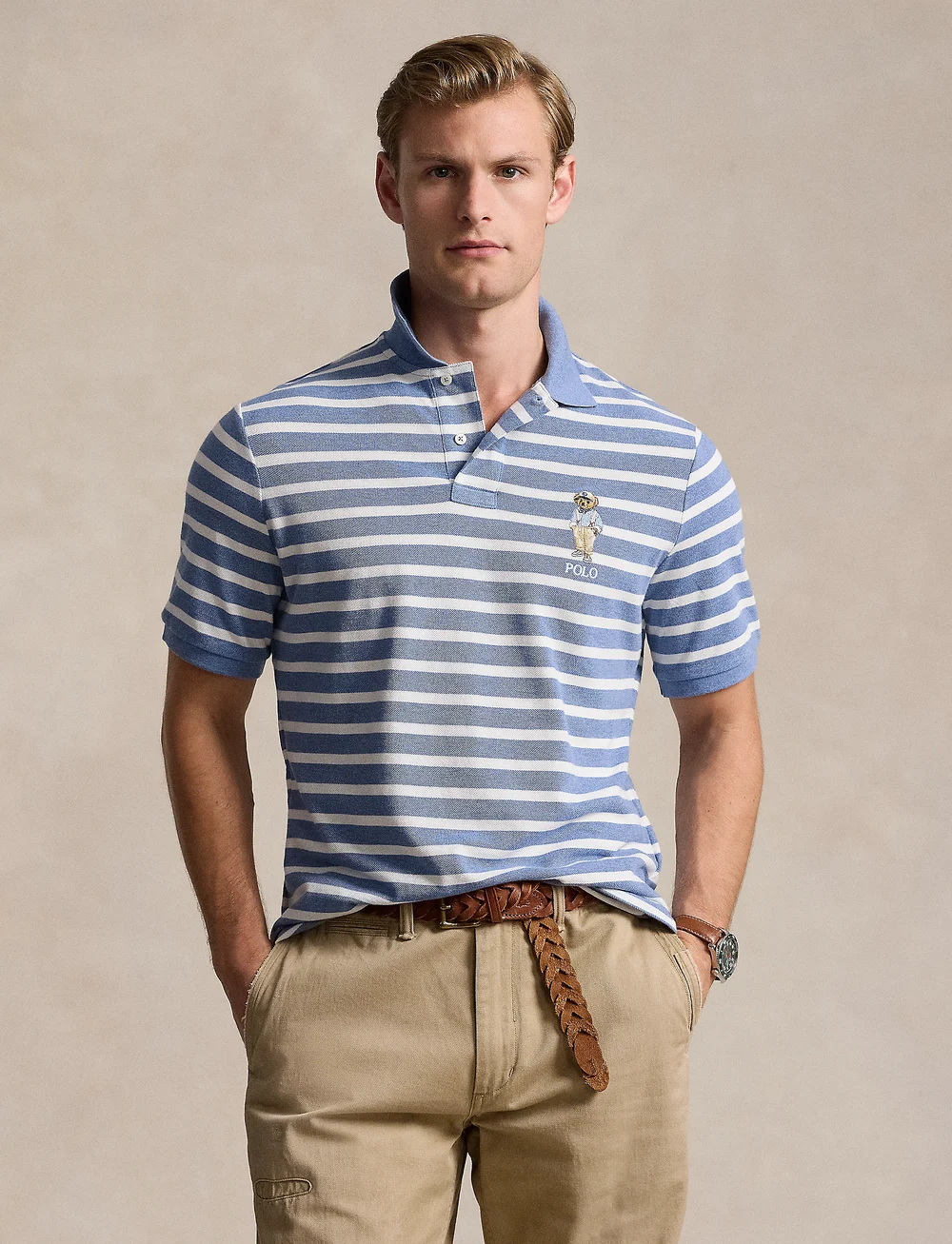 Polo Ralph Lauren Custom Slim Fit Polo Bear Polo Shirt Short sleeved polos Boozt