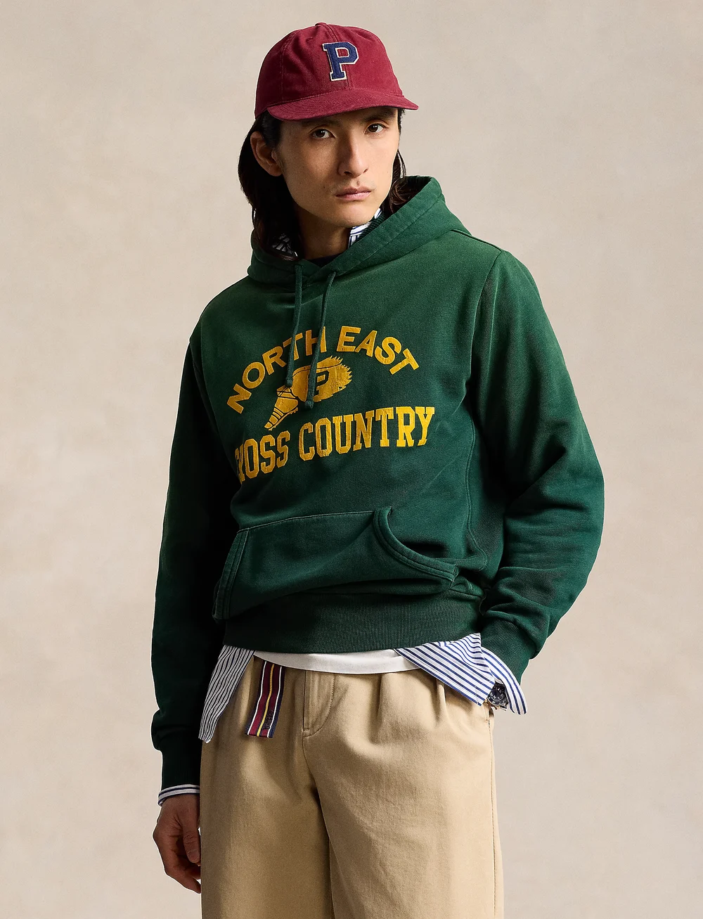 Polo Ralph Lauren Garment dyed Fleece Graphic Hoodie Hoodies Boozt