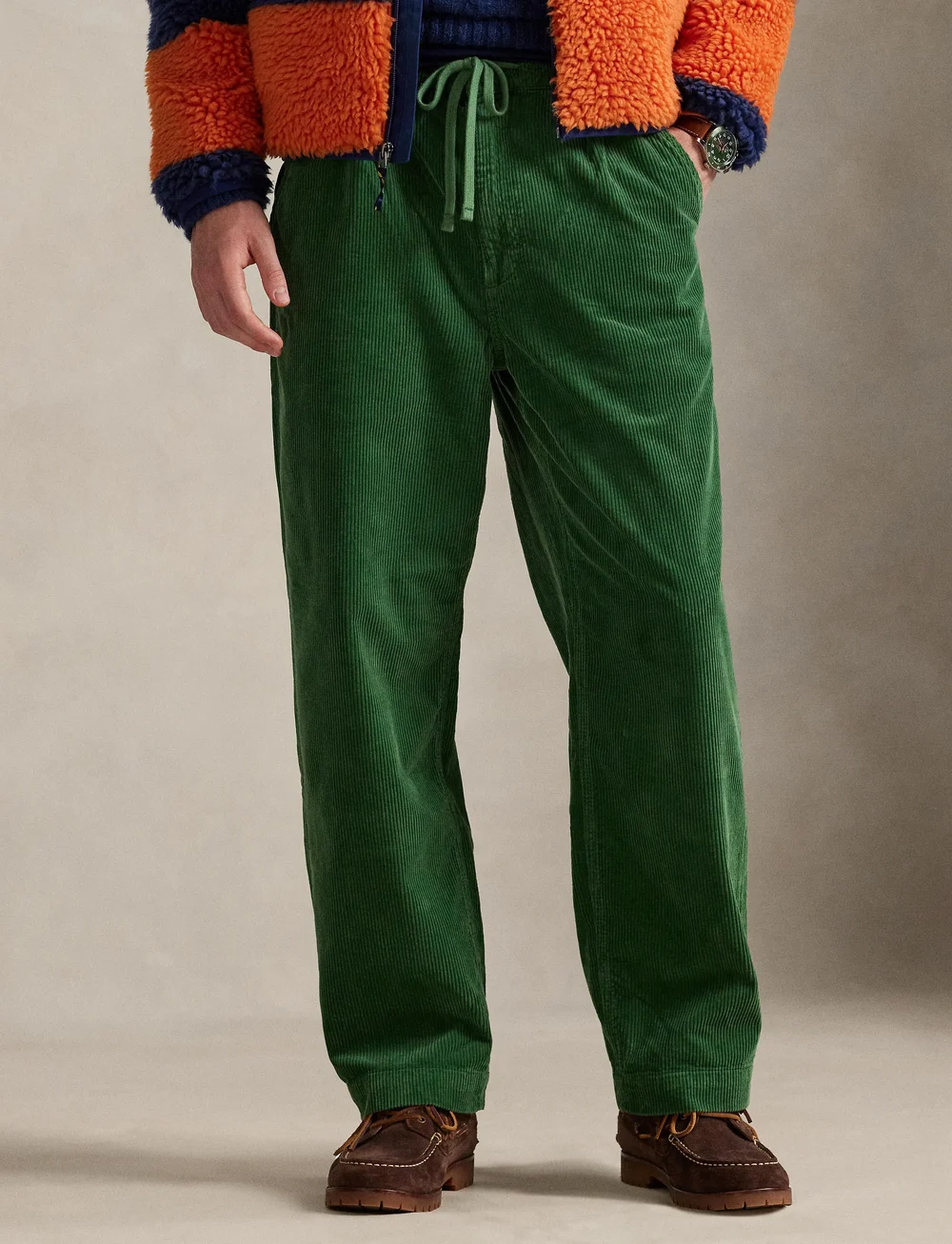 Polo Ralph Lauren - Polo Prepster Corduroy Easy Pant - casual - meadow green - 0