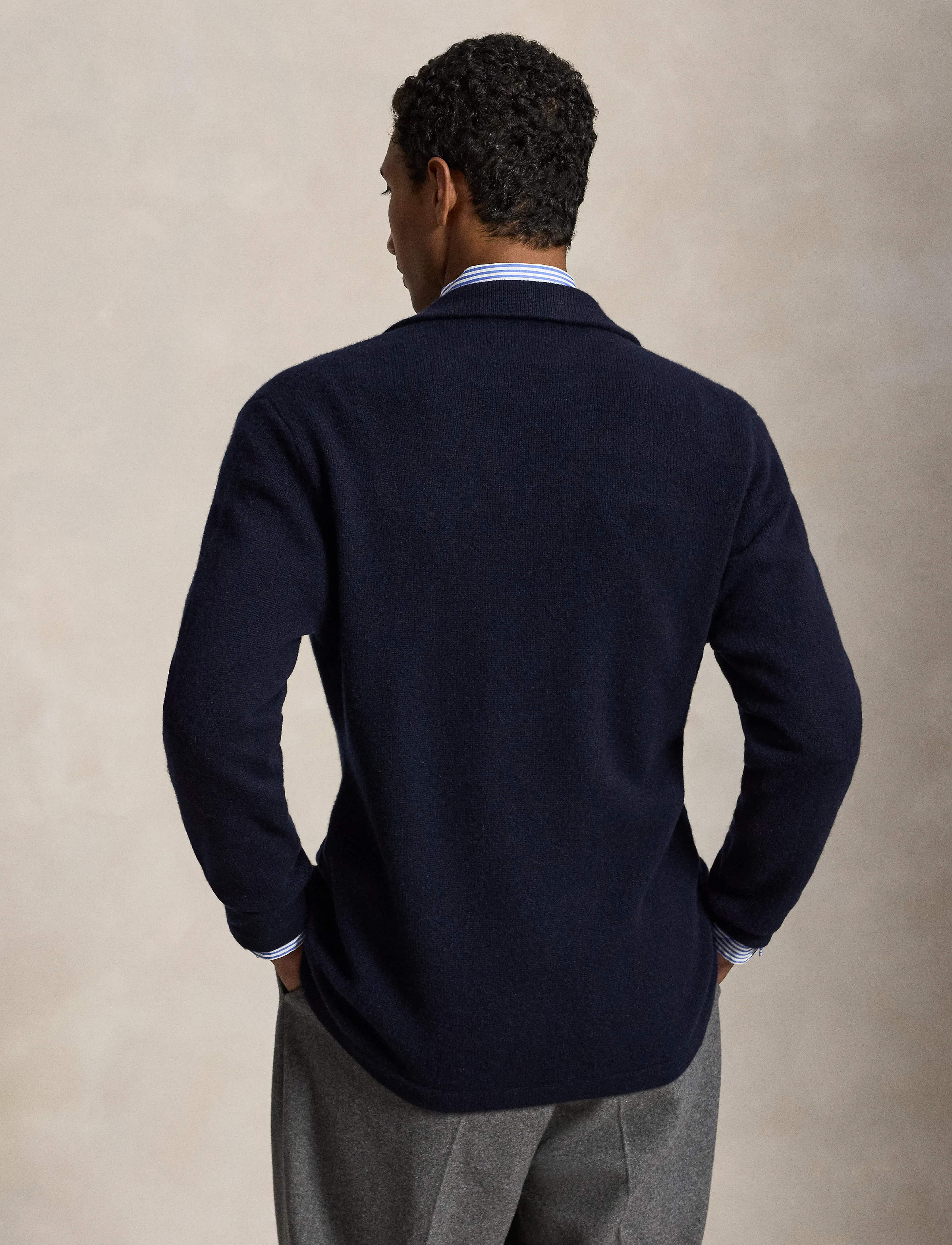 Polo Ralph Lauren Cashmere Blazer Cardigan herr – bild 2
