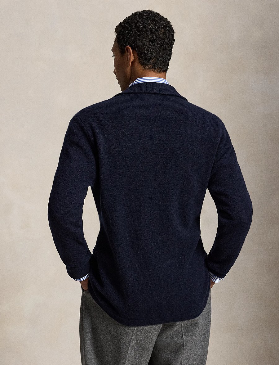 Polo Ralph Lauren - Cashmere Blazer Cardigan - cardigans - aviator navy - 3
