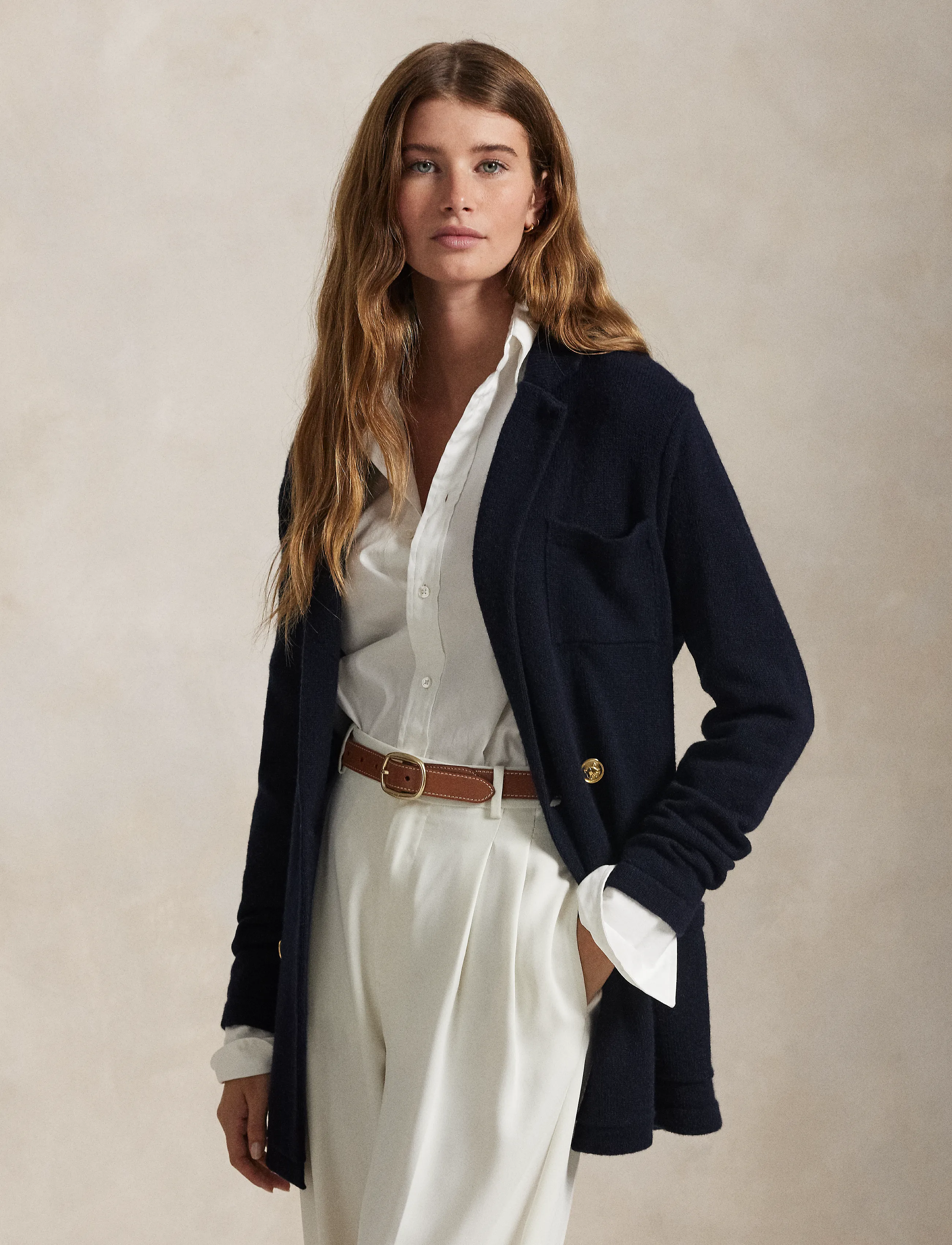 Polo Ralph Lauren Cashmere Blazer Cardigan herr – bild 3