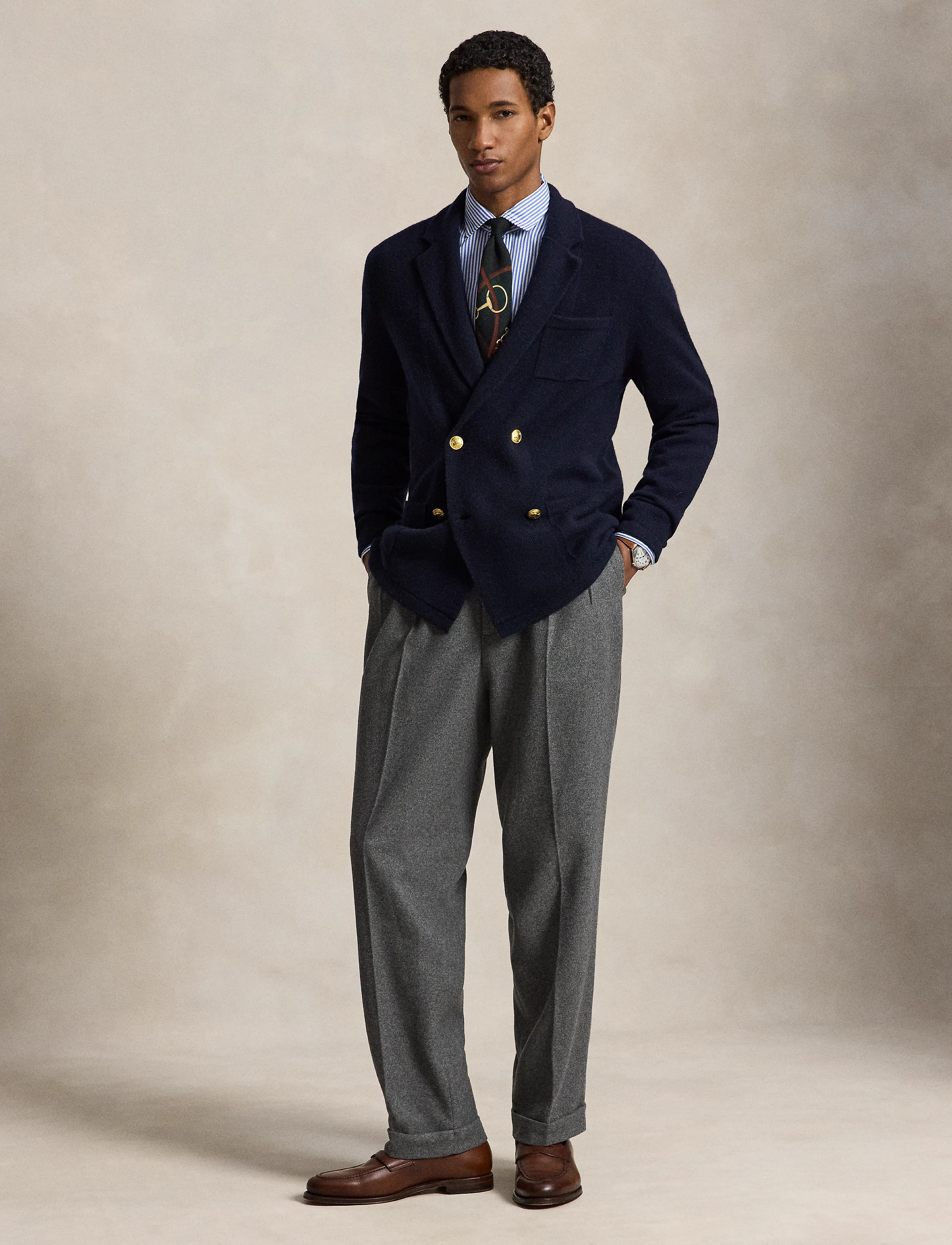 Polo Ralph Lauren Cashmere Blazer Cardigan herr – bild 6