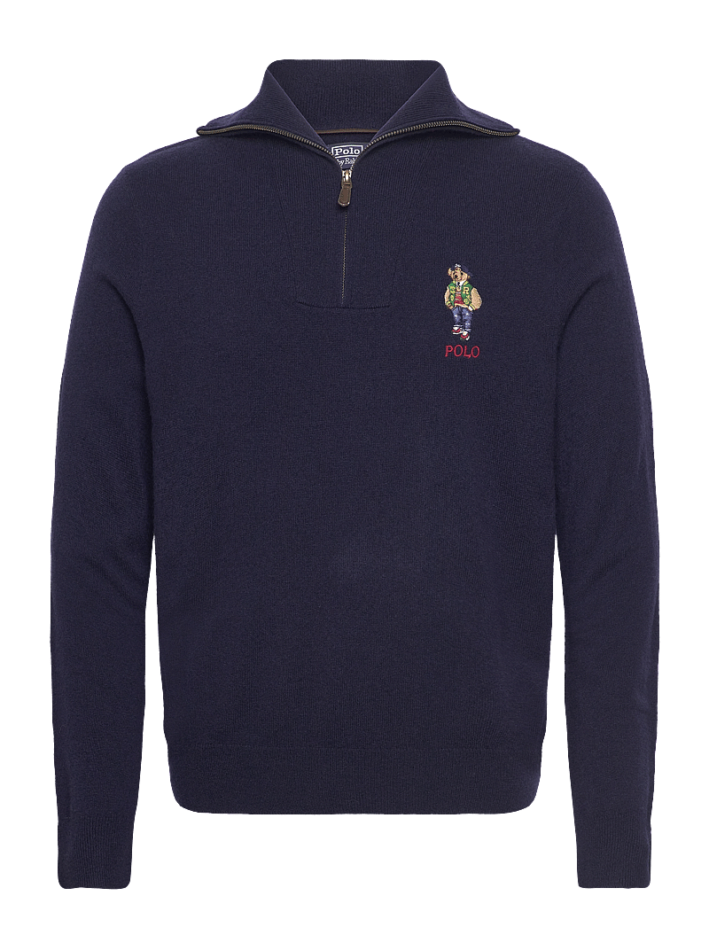Polo Ralph Lauren Polo Bear Wool Quarter-zip Sweater
