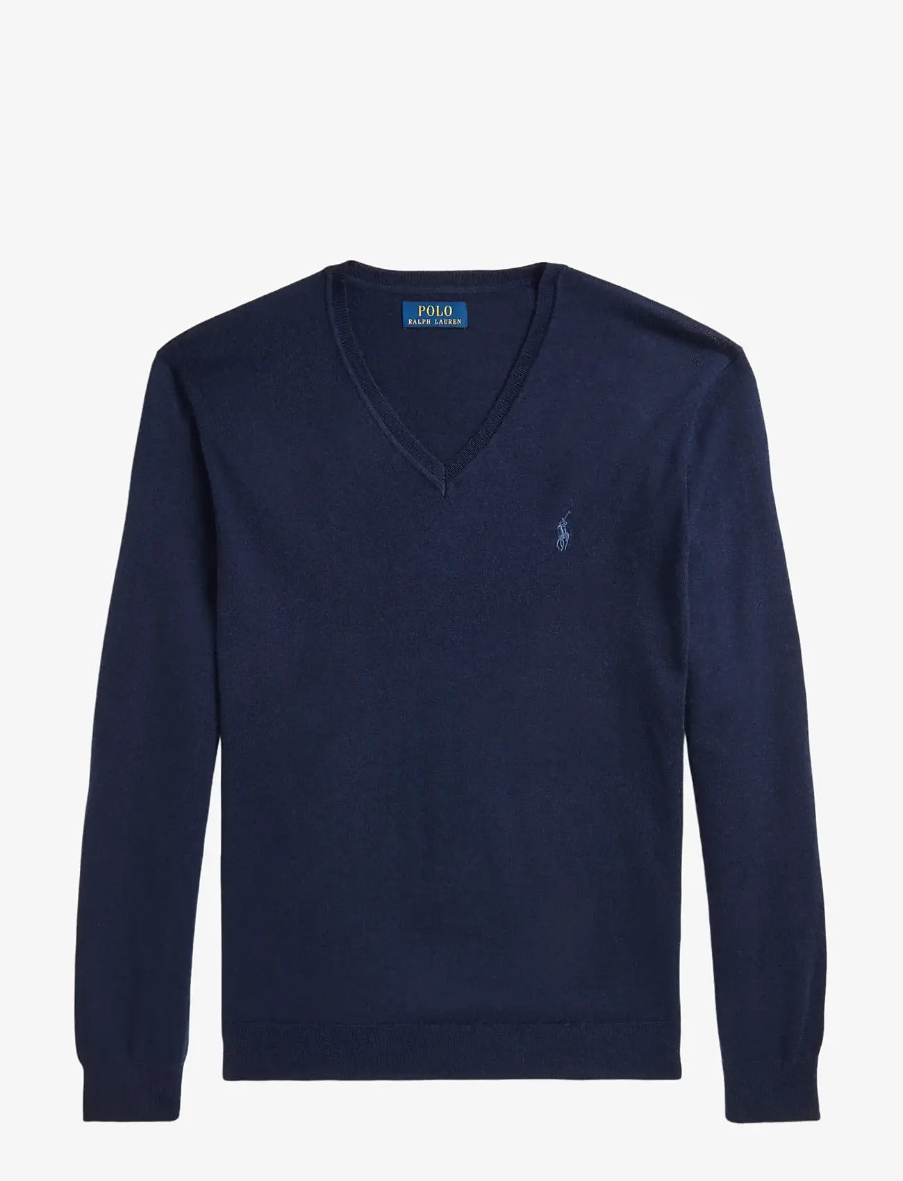 Polo Ralph Lauren - Slim Fit Washable Wool V-Neck Sweater - v-ausschnitt - hunter navy - 2