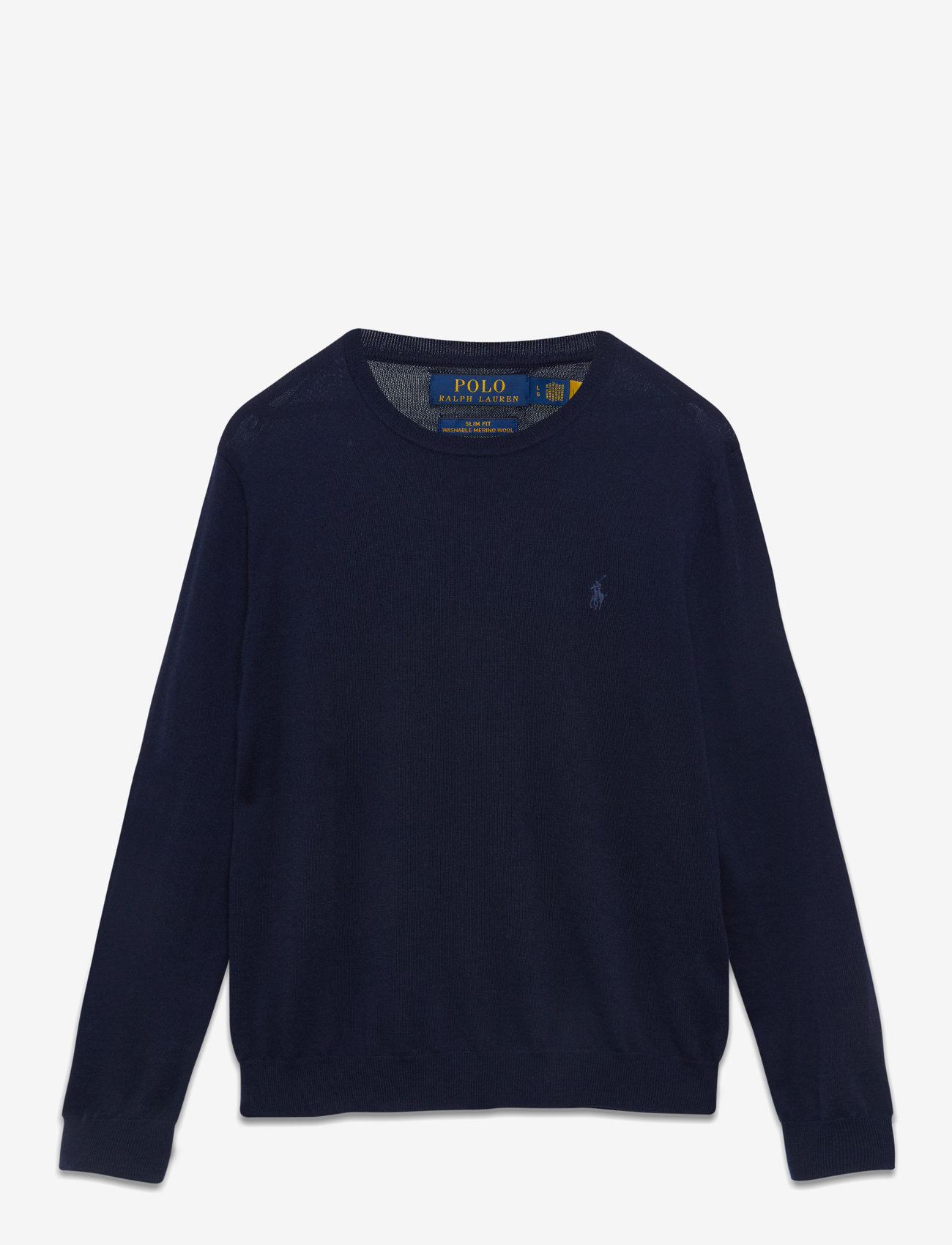 Polo Ralph Lauren - Slim Fit Washable Wool Crewneck Sweater - rund hals - hunter navy - 2