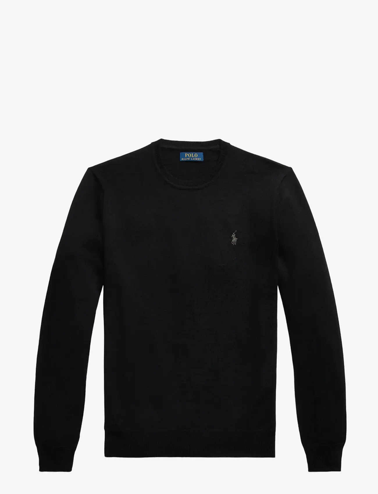 Polo Ralph Lauren - Slim Fit Washable Wool Crewneck Sweater - rund hals - polo black - 1