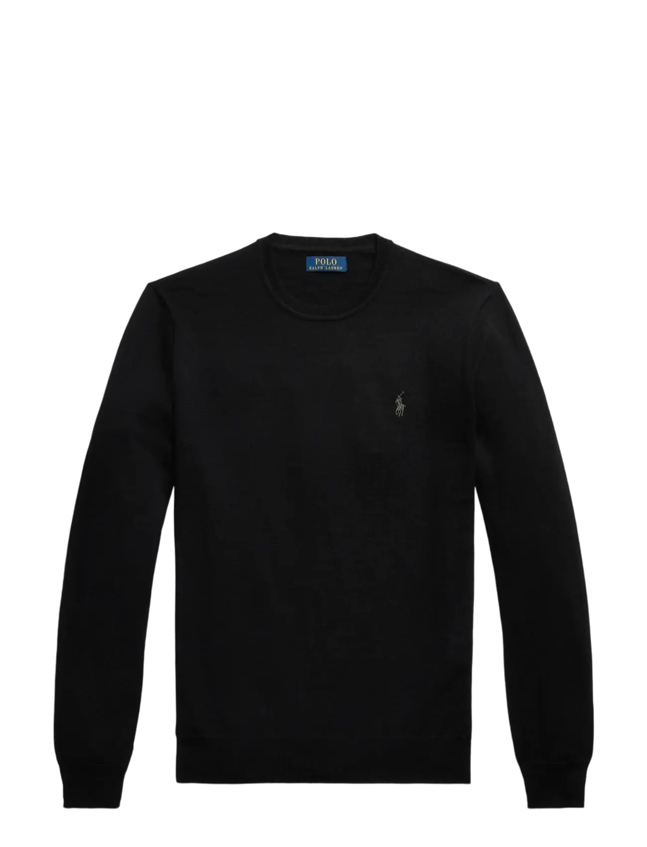Polo Ralph Lauren Slim Fit Washable Wool Crewneck Sweater - Trøjer - POLO BLACK / black