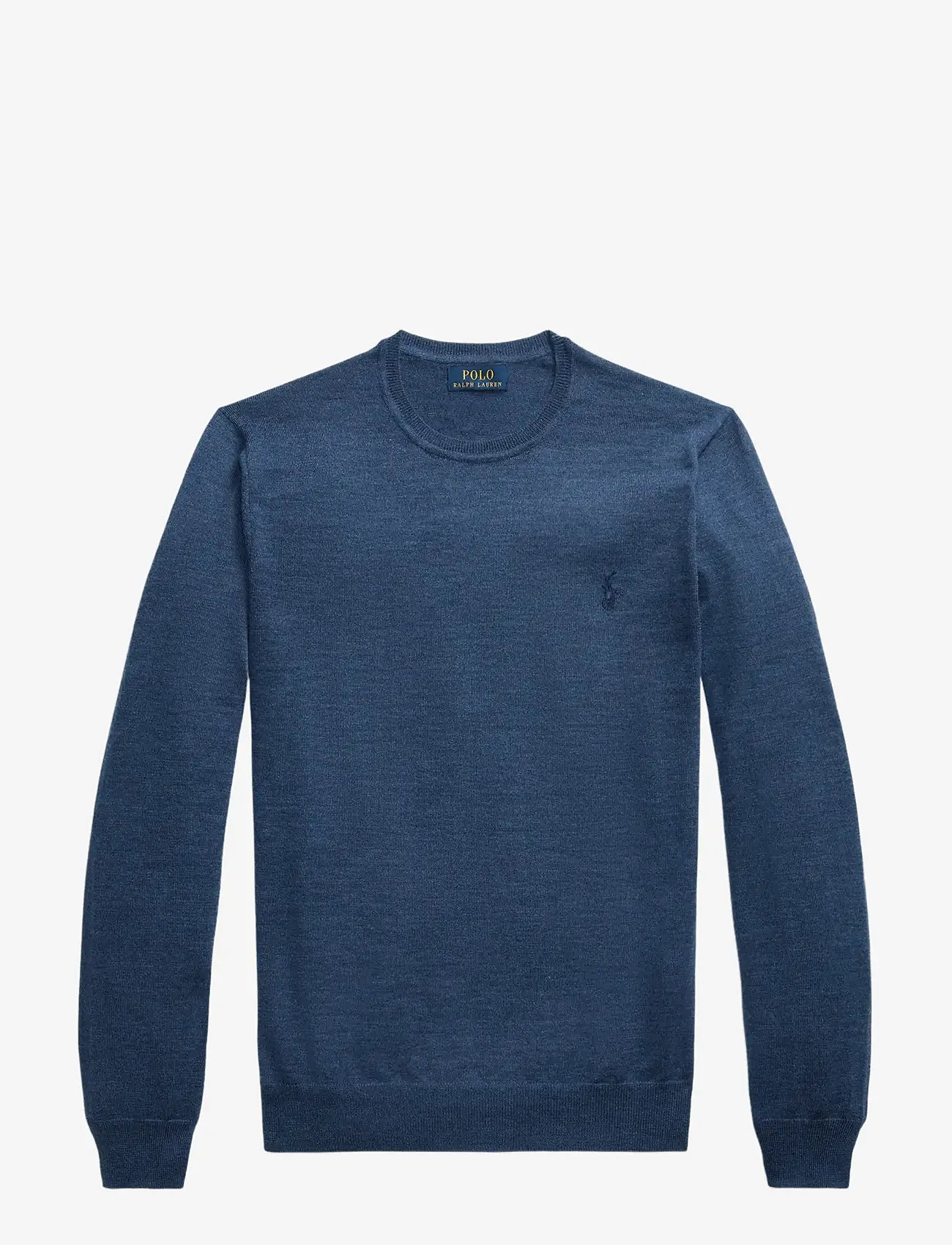 Polo Ralph Lauren - Slim Fit Washable Wool Crewneck Sweater - rund hals - rustic navy heath - 1