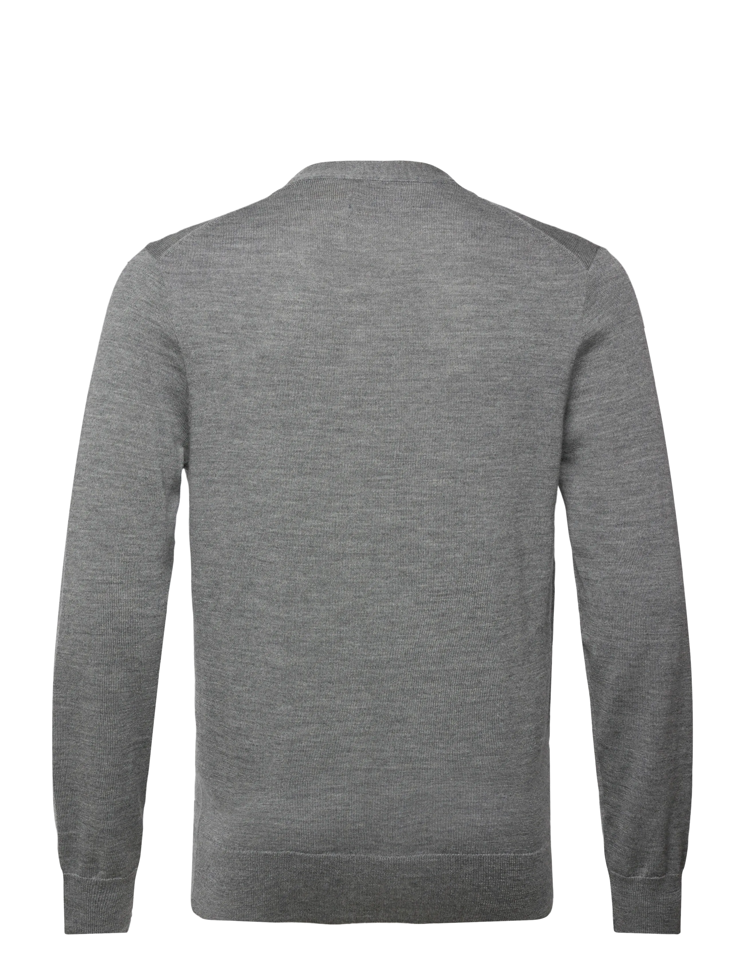 Polo Ralph Lauren - Slim Fit Washable Wool V-Neck Cardigan - cardigans - fawn grey heather - 1