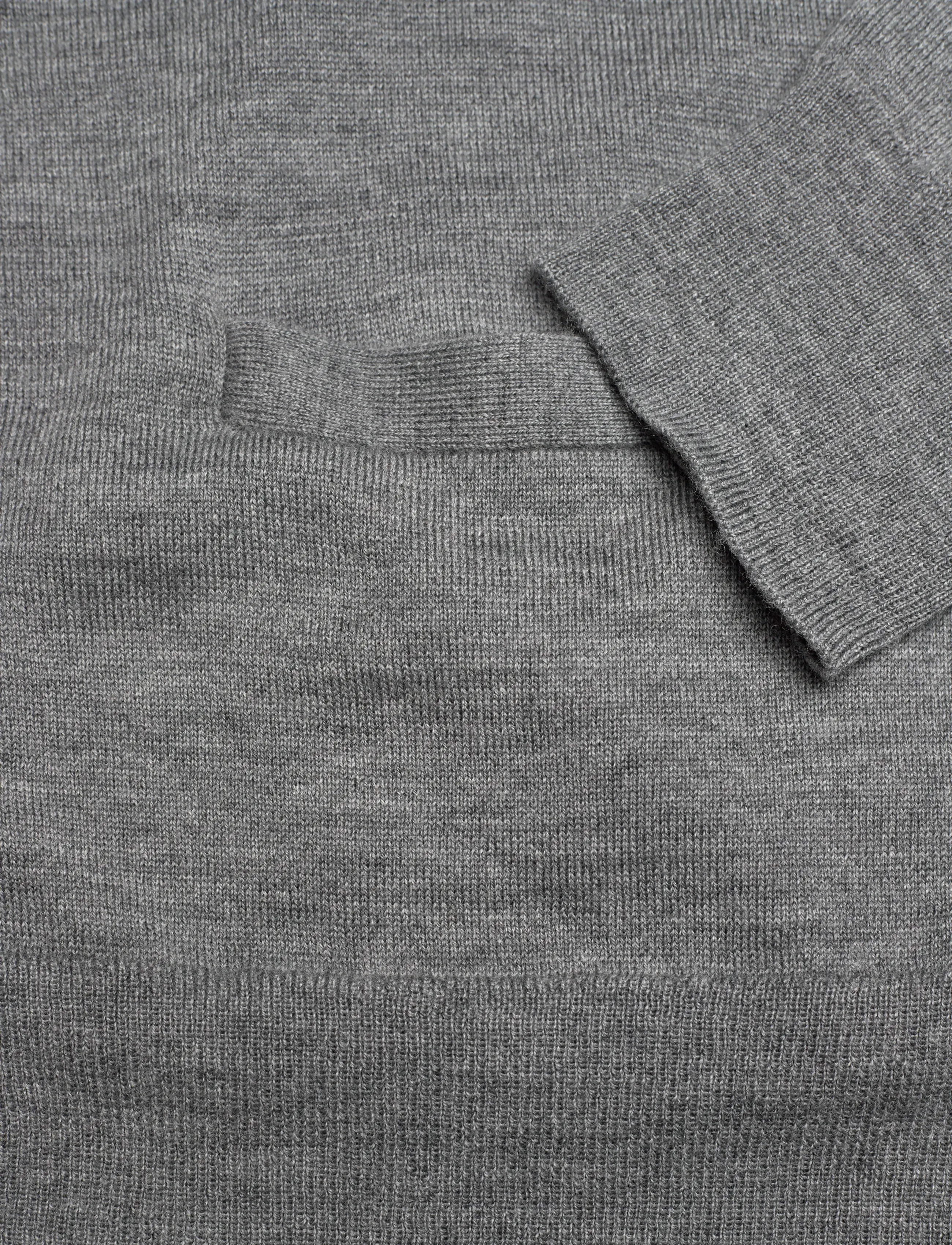 Polo Ralph Lauren - Slim Fit Washable Wool V-Neck Cardigan - cardigans - fawn grey heather - 3