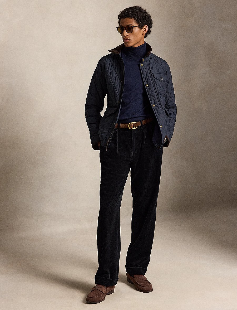 Polo Ralph Lauren - Washable Wool Turtleneck Sweater - kõrge kaelusega - hunter navy - 3