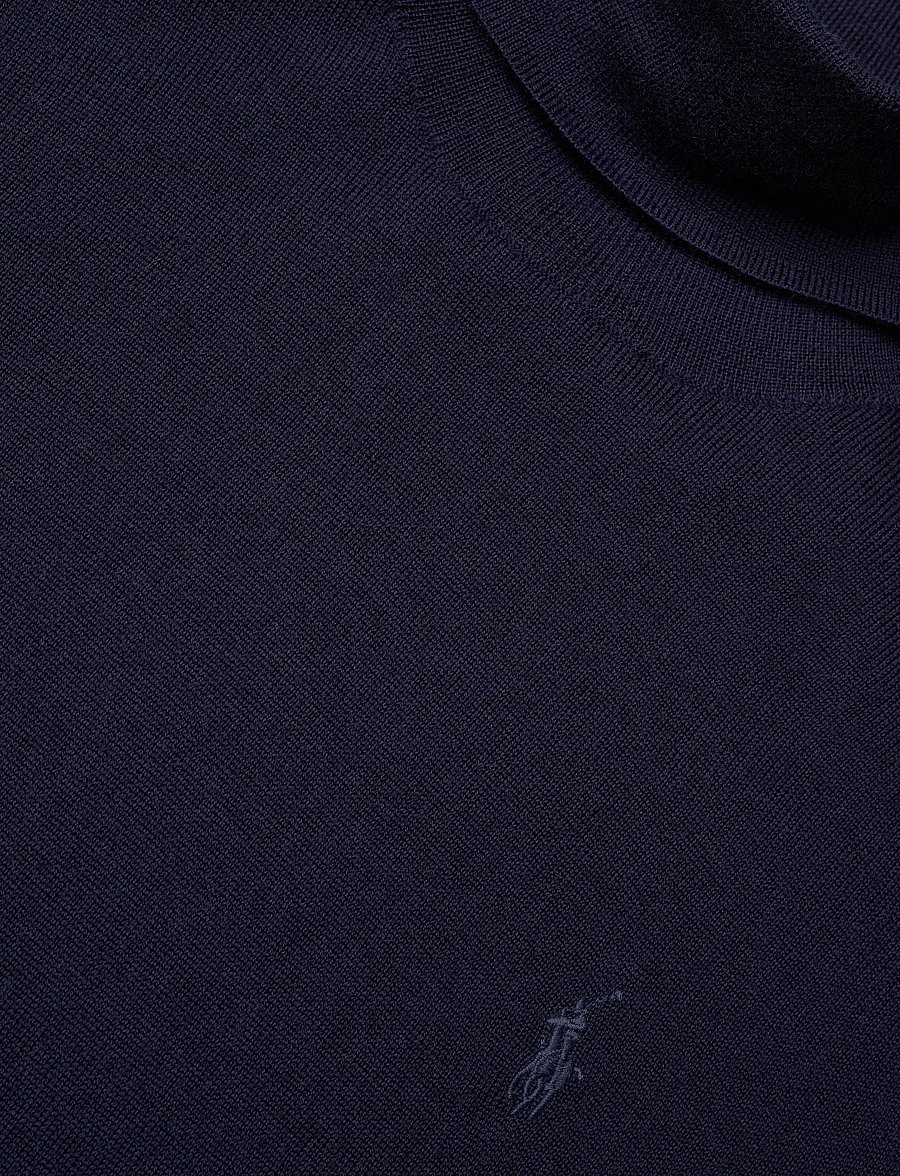 Polo Ralph Lauren - Washable Wool Turtleneck Sweater - rollkragenpullover - hunter navy - 3