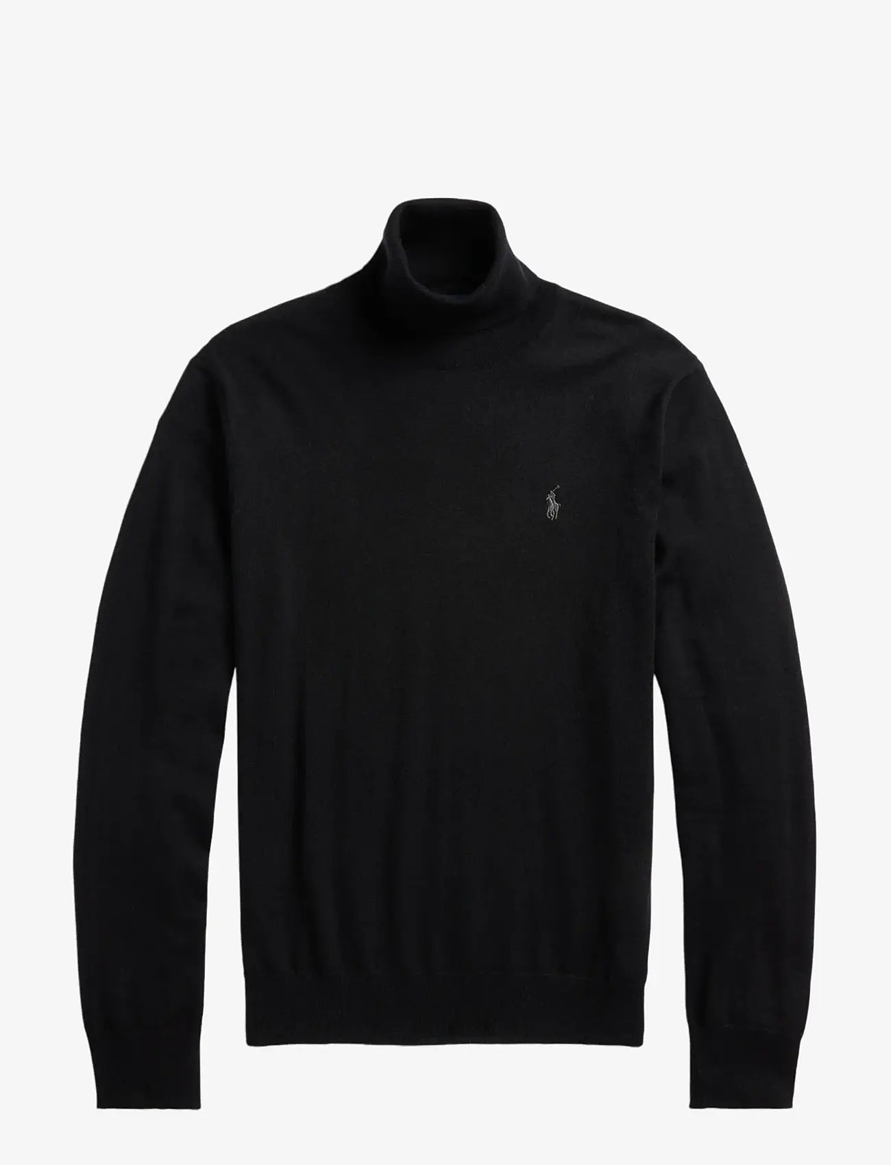 Polo Ralph Lauren - Washable Wool Turtleneck Sweater - rullekraver - polo black - 1