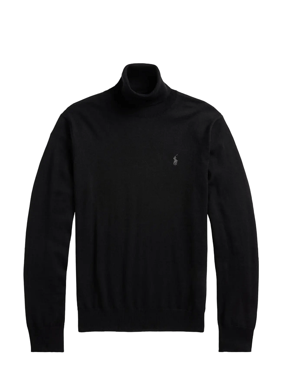 Polo Ralph Lauren - Washable Wool Turtleneck Sweater - polo black - 1