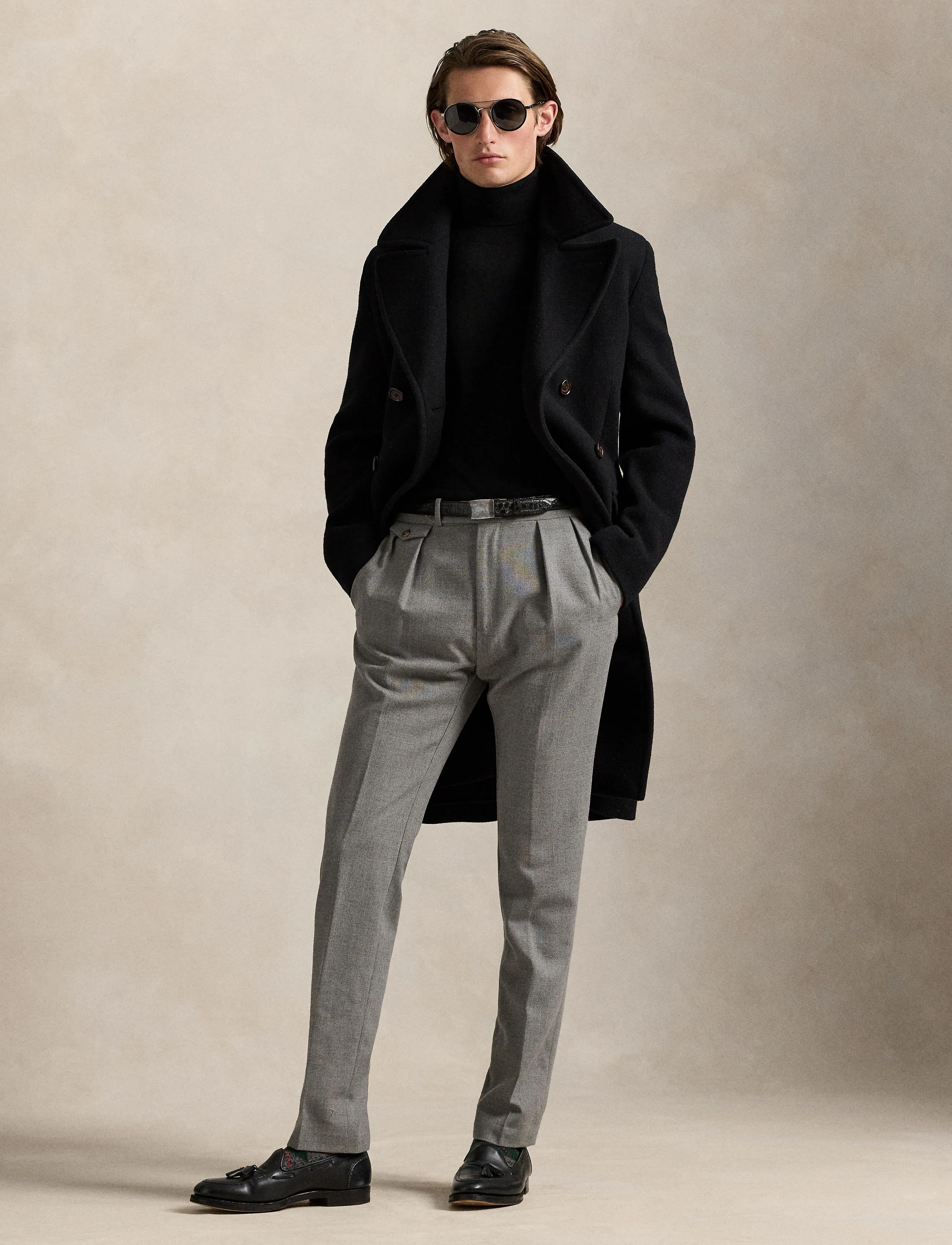 Polo Ralph Lauren Washable Wool Turtleneck Sweater - Polokrage - POLO BLACK / black