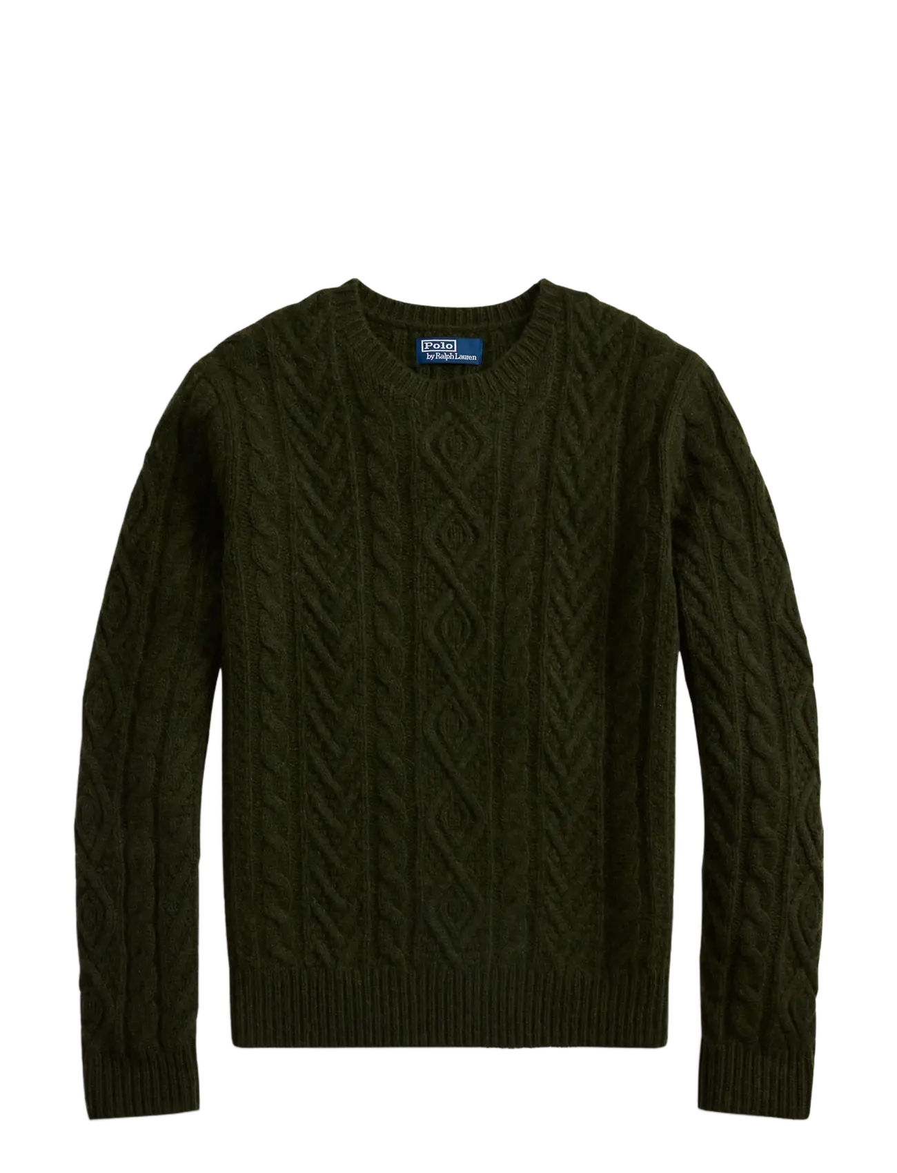 POLO RALPH LAUREN Wolle-Alpaca Fisherman’s Pullover Khaki - XS - Herren