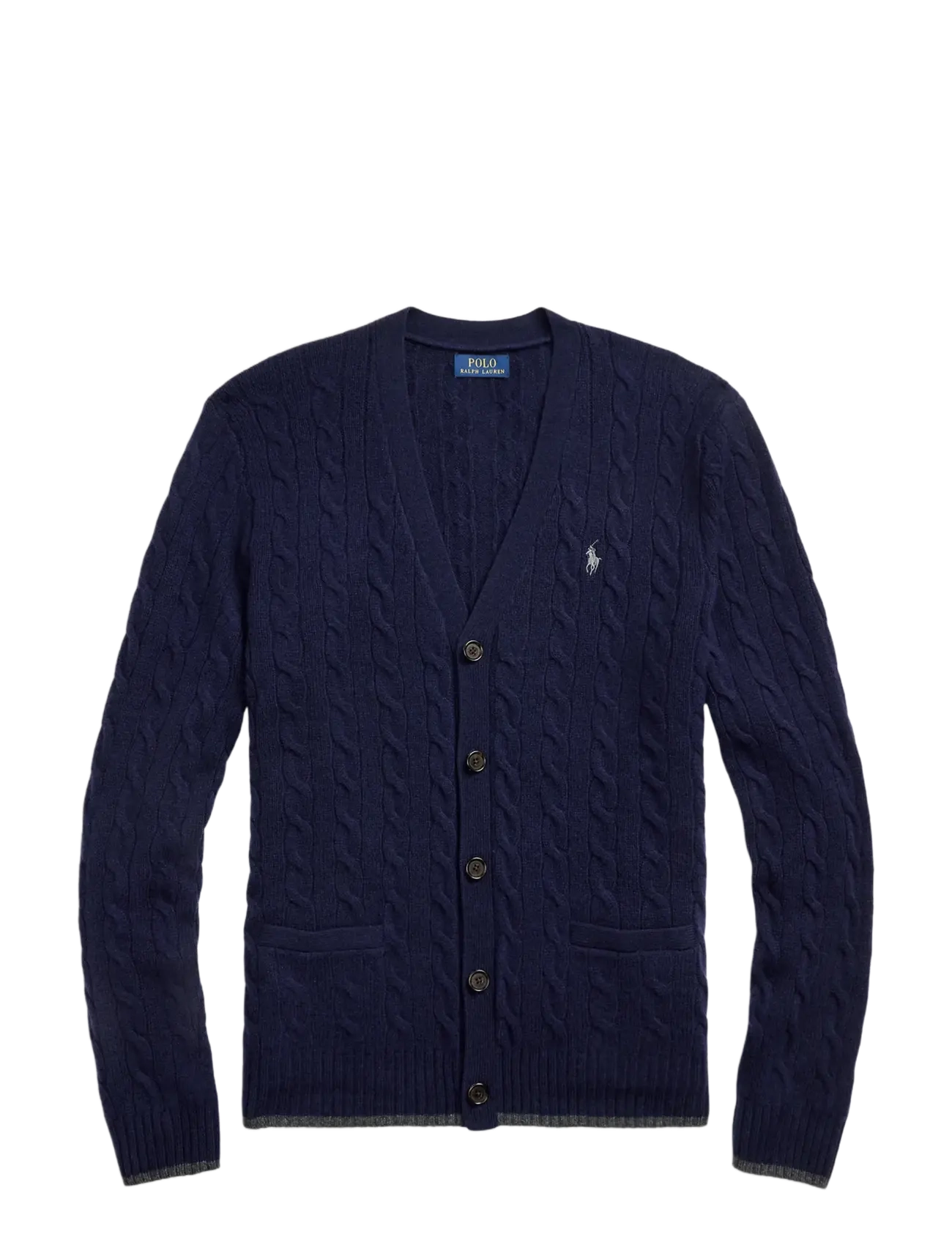 Polo Ralph Lauren - Cable-Knit Wool-Cashmere Cardigan - hunter navy - 1