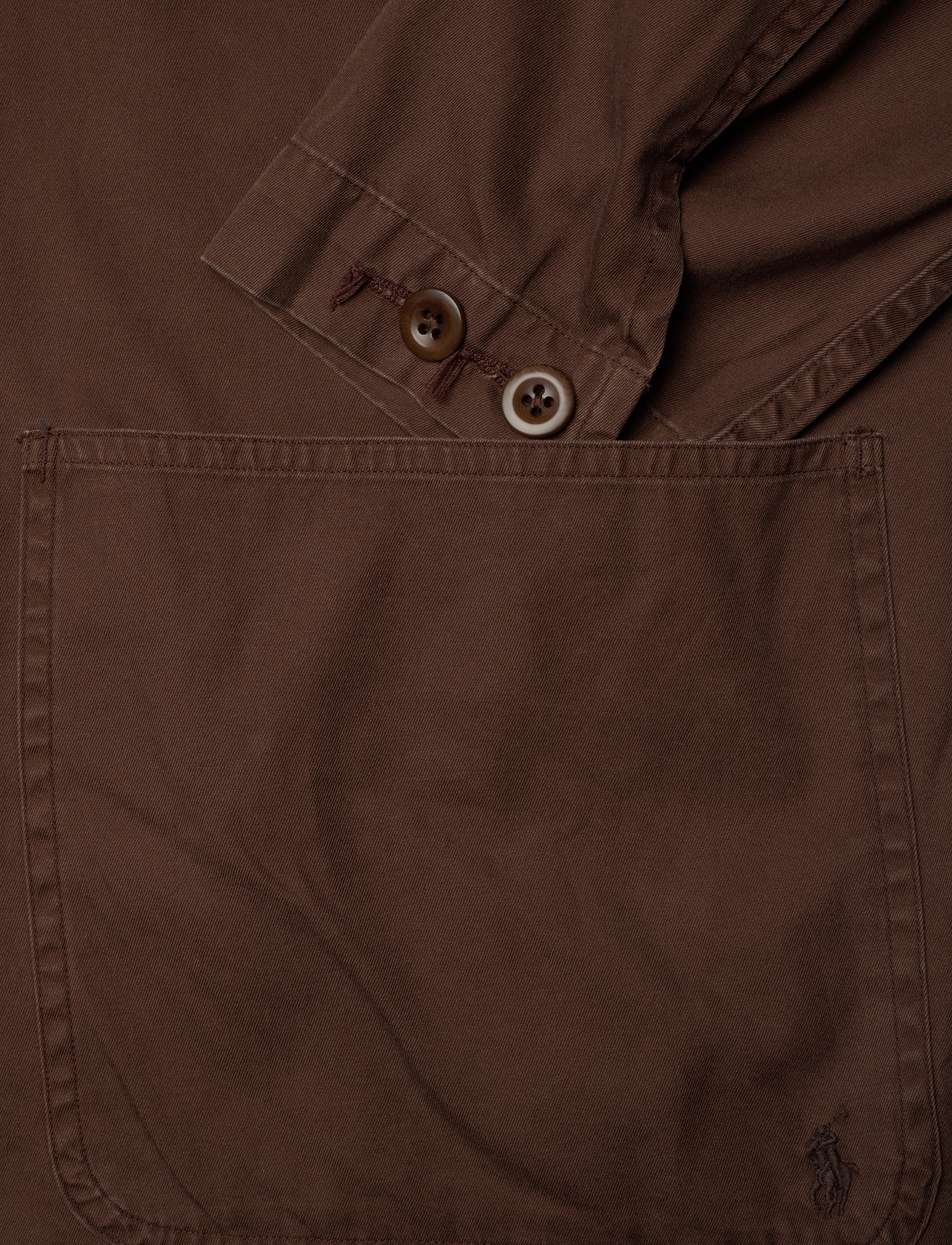 Polo Ralph Lauren - Twill Overshirt - cooper brown - 3