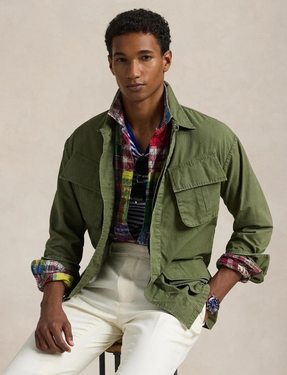 Polo Ralph Lauren - Ripstop Utility Overshirt - kupuj według okazji - 5020 olive - 3