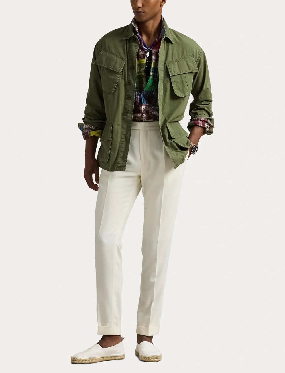 Polo Ralph Lauren - Ripstop Utility Overshirt - kupuj według okazji - 5020 olive - 4