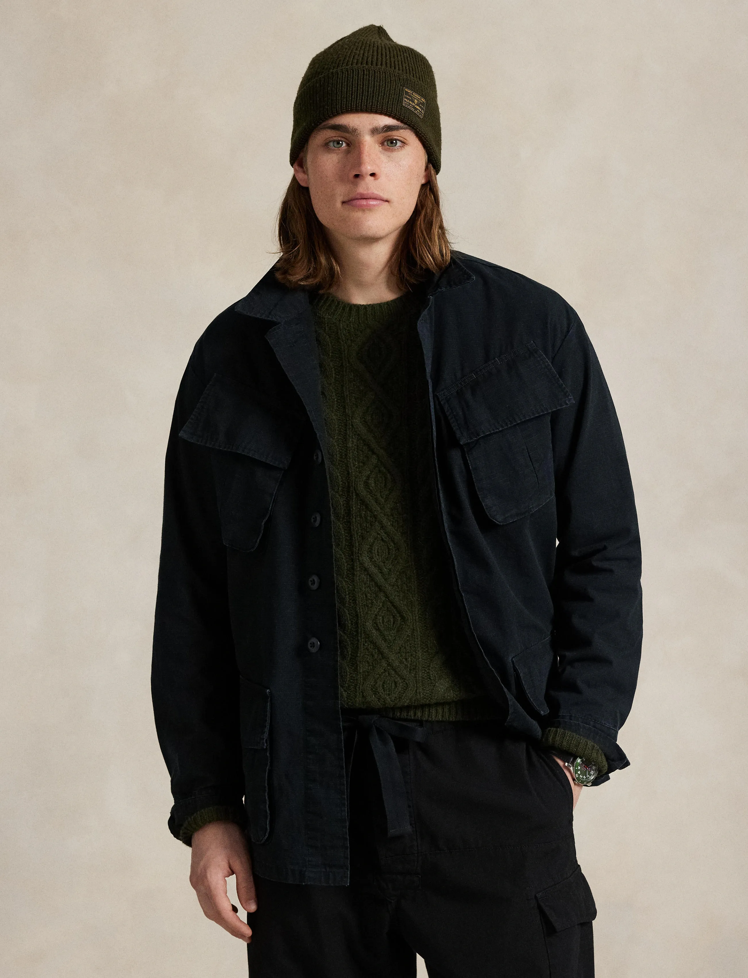 Polo Ralph Lauren - Ripstop Utility Overshirt - polo black - 3