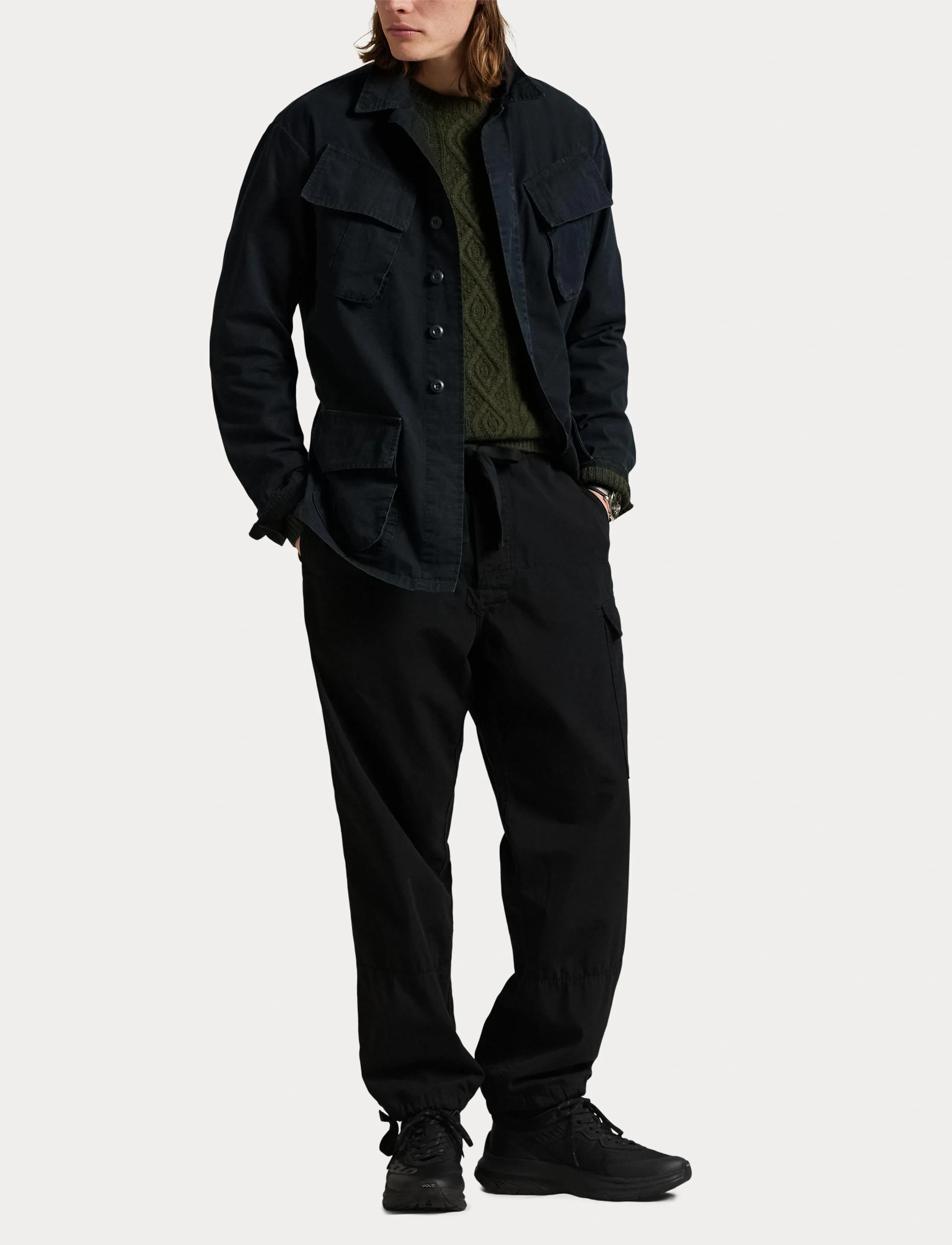 Polo Ralph Lauren - Ripstop Utility Overshirt - polo black - 4