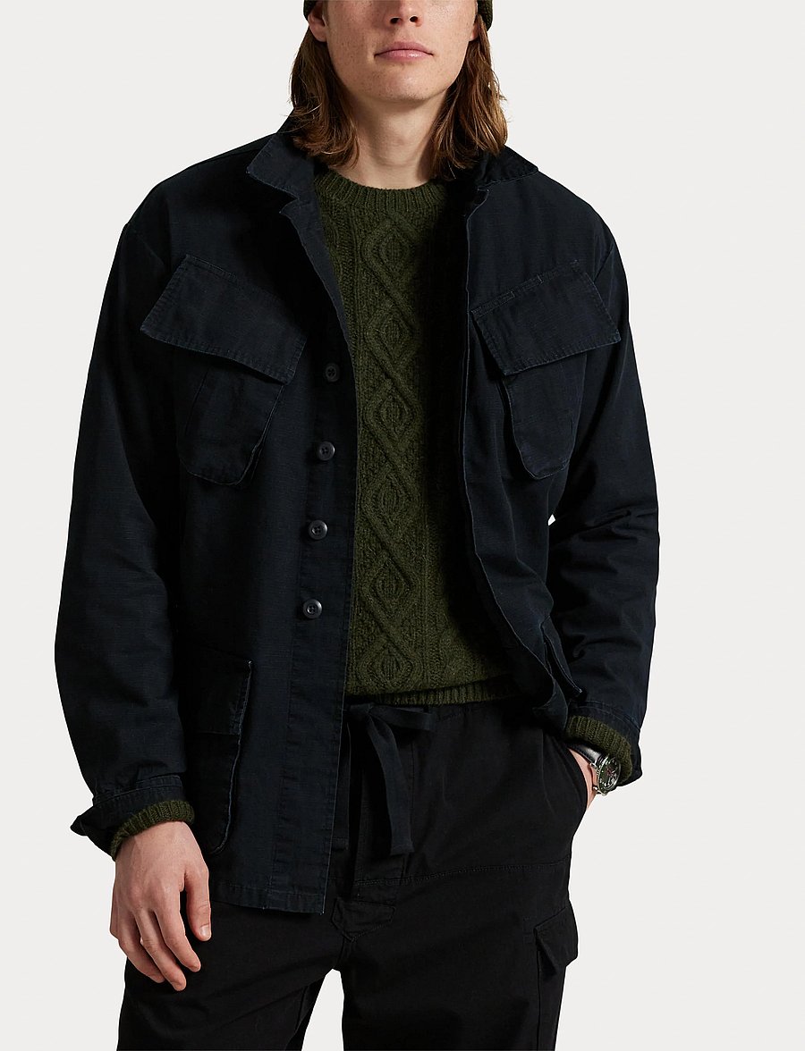 Polo Ralph Lauren - Ripstop Utility Overshirt - polo black - 5