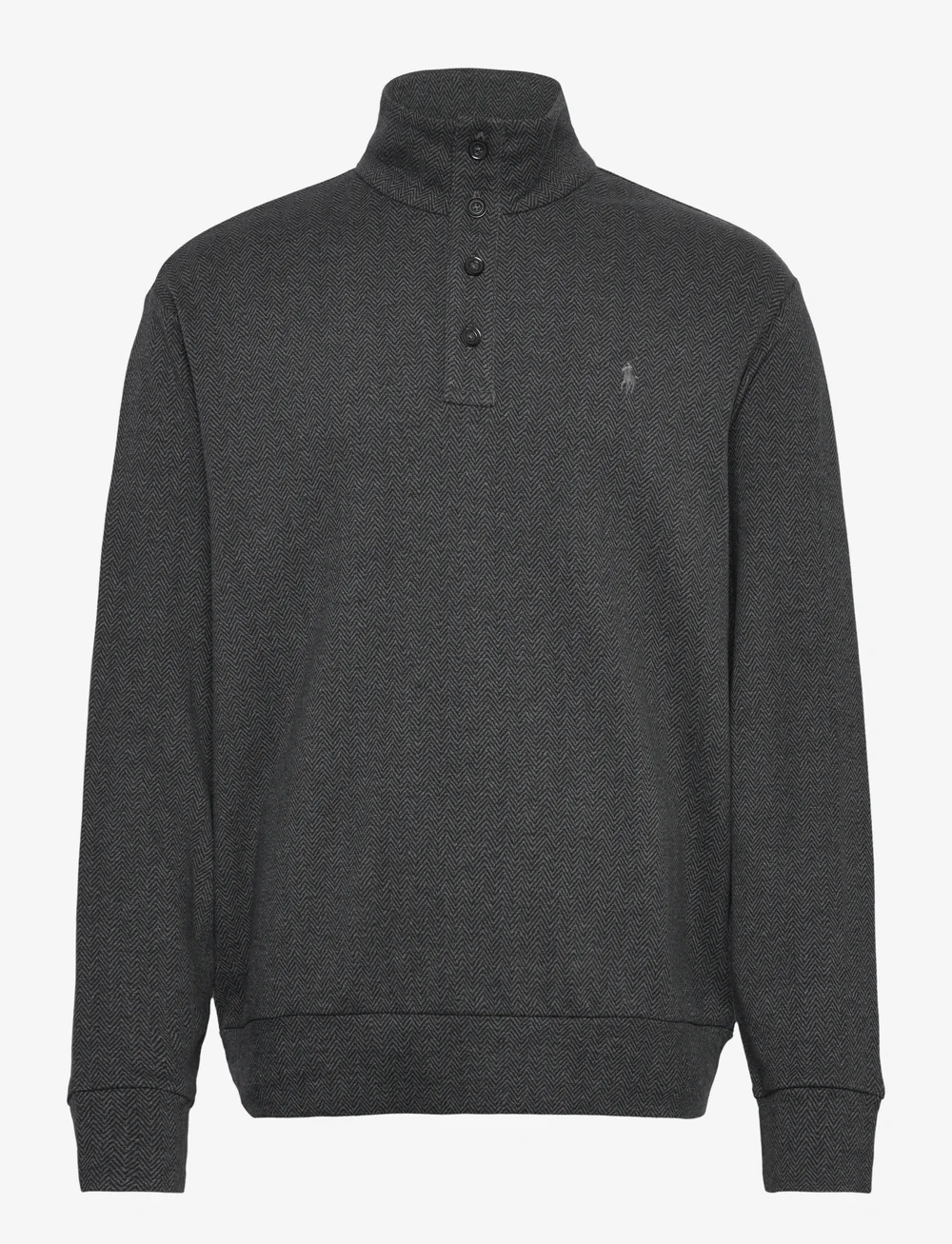 Polo Ralph Lauren Herringbone print Luxury Jersey Pullover Half zip jumpers Boozt