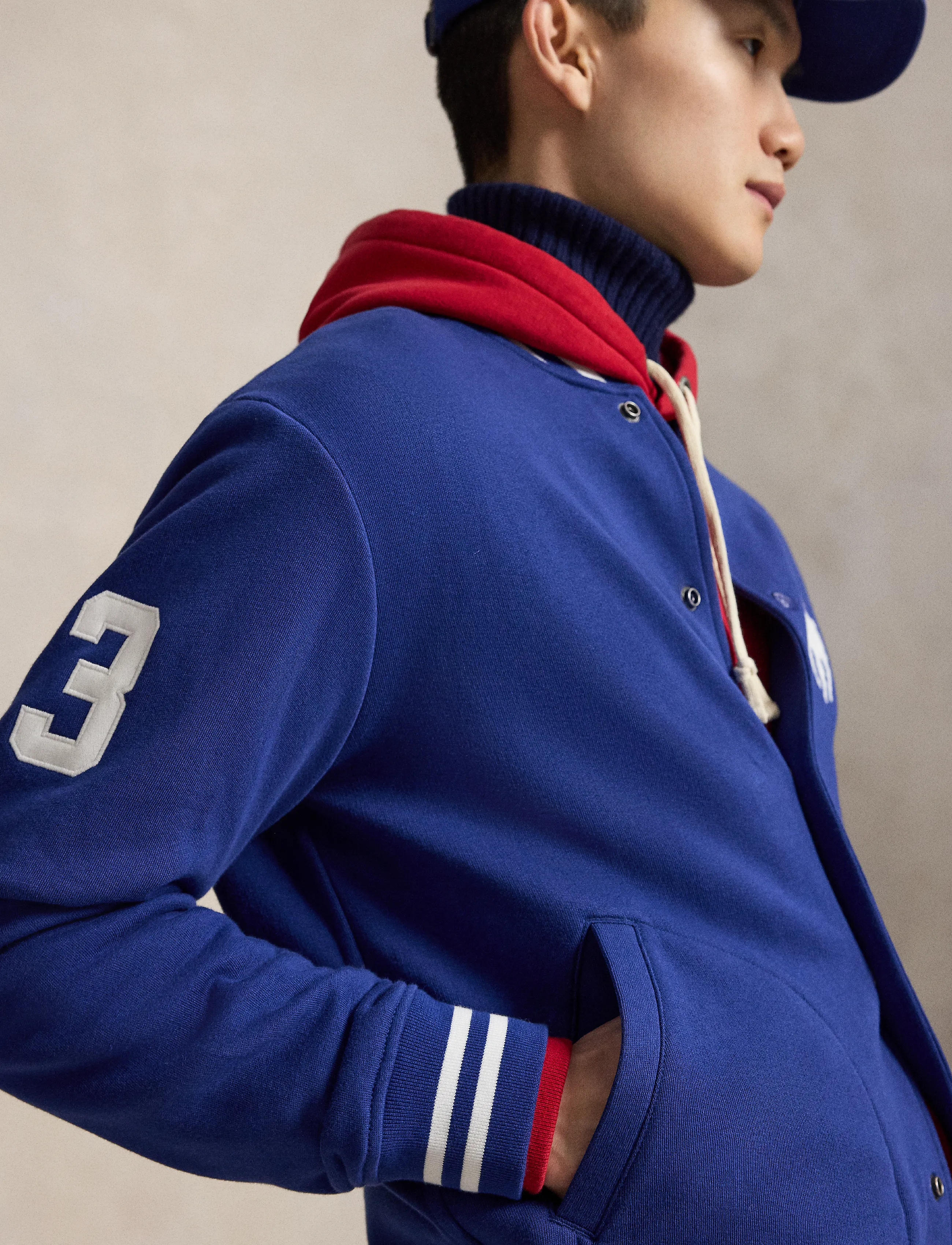 Big Pony Fleece Baseball Jacket 3
